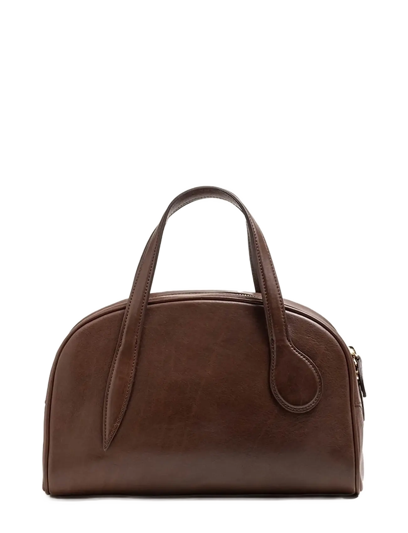 LIFFNER Bowling Mini Tasche Braun - One Size - Damen