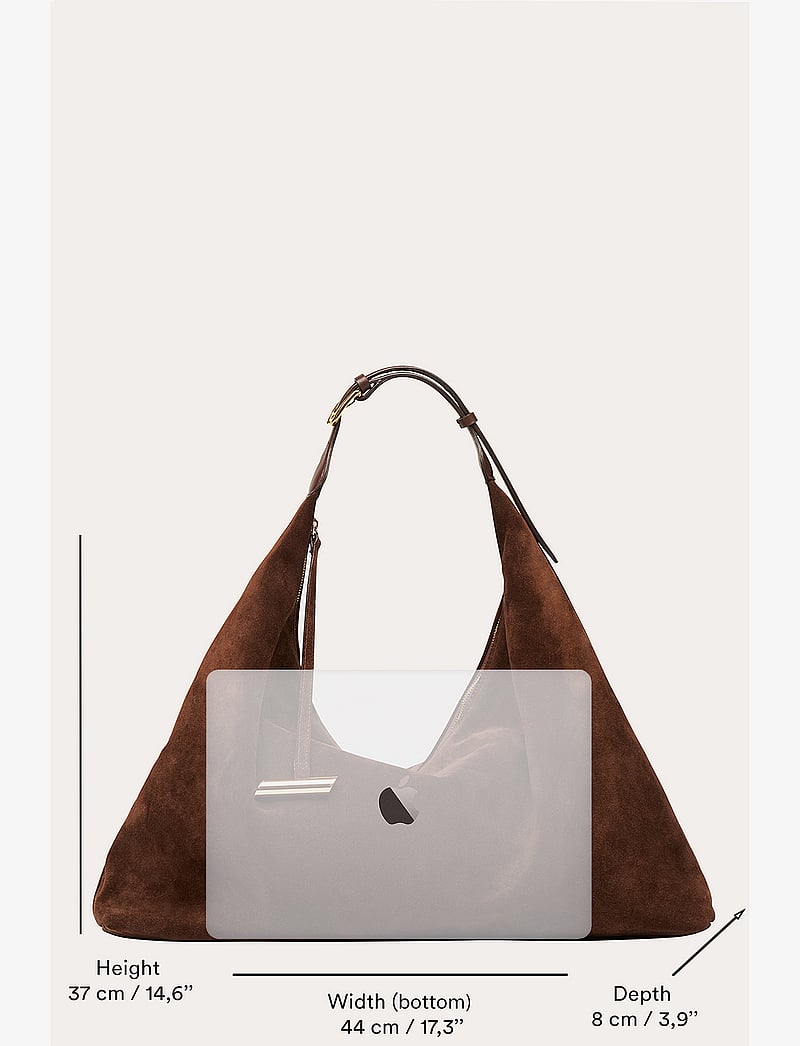 Liffner - PILLOW HOBO - erilised sündmused - dark brown - 3