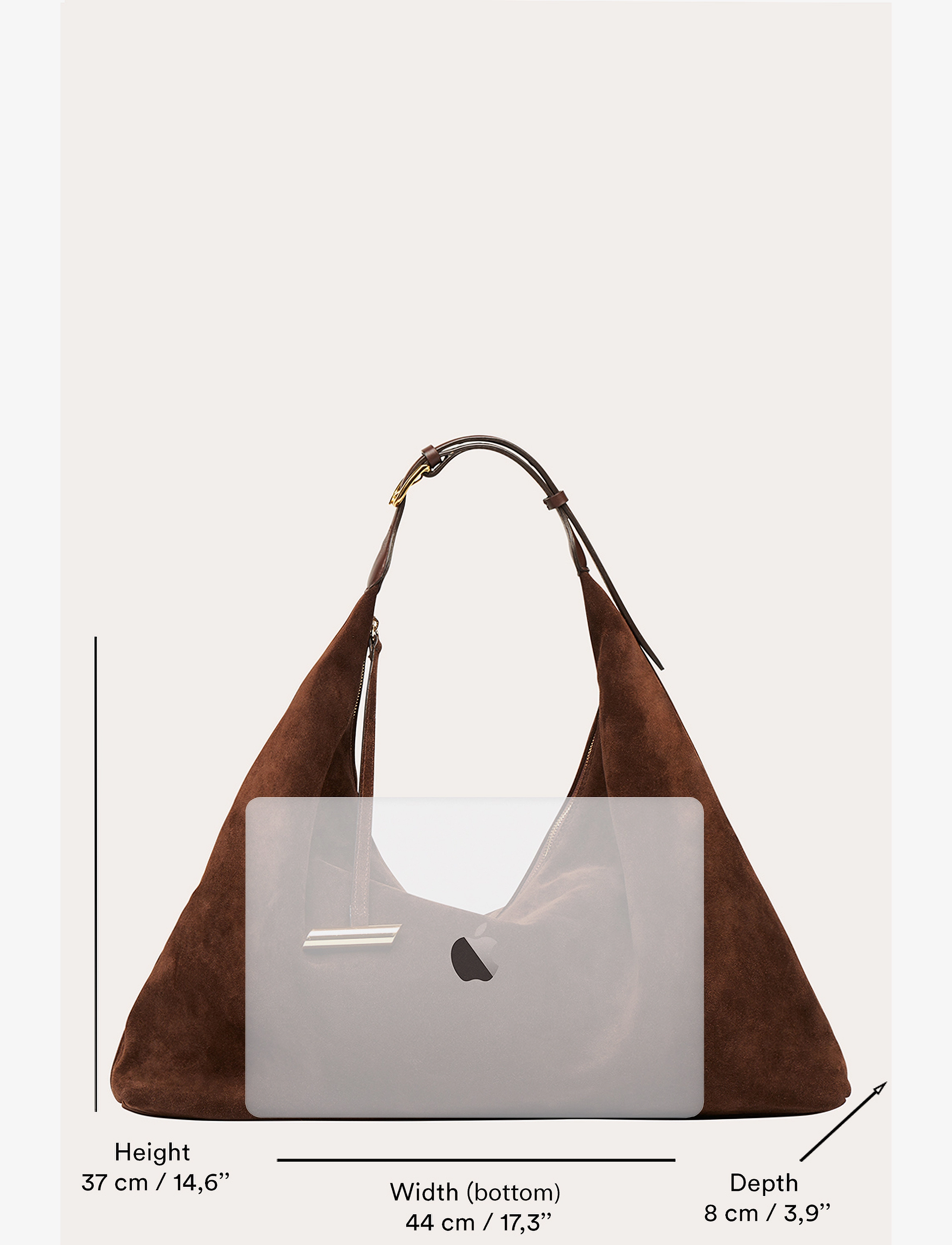Liffner - PILLOW HOBO - fyrir sérstaka viðburði - dark brown - 3