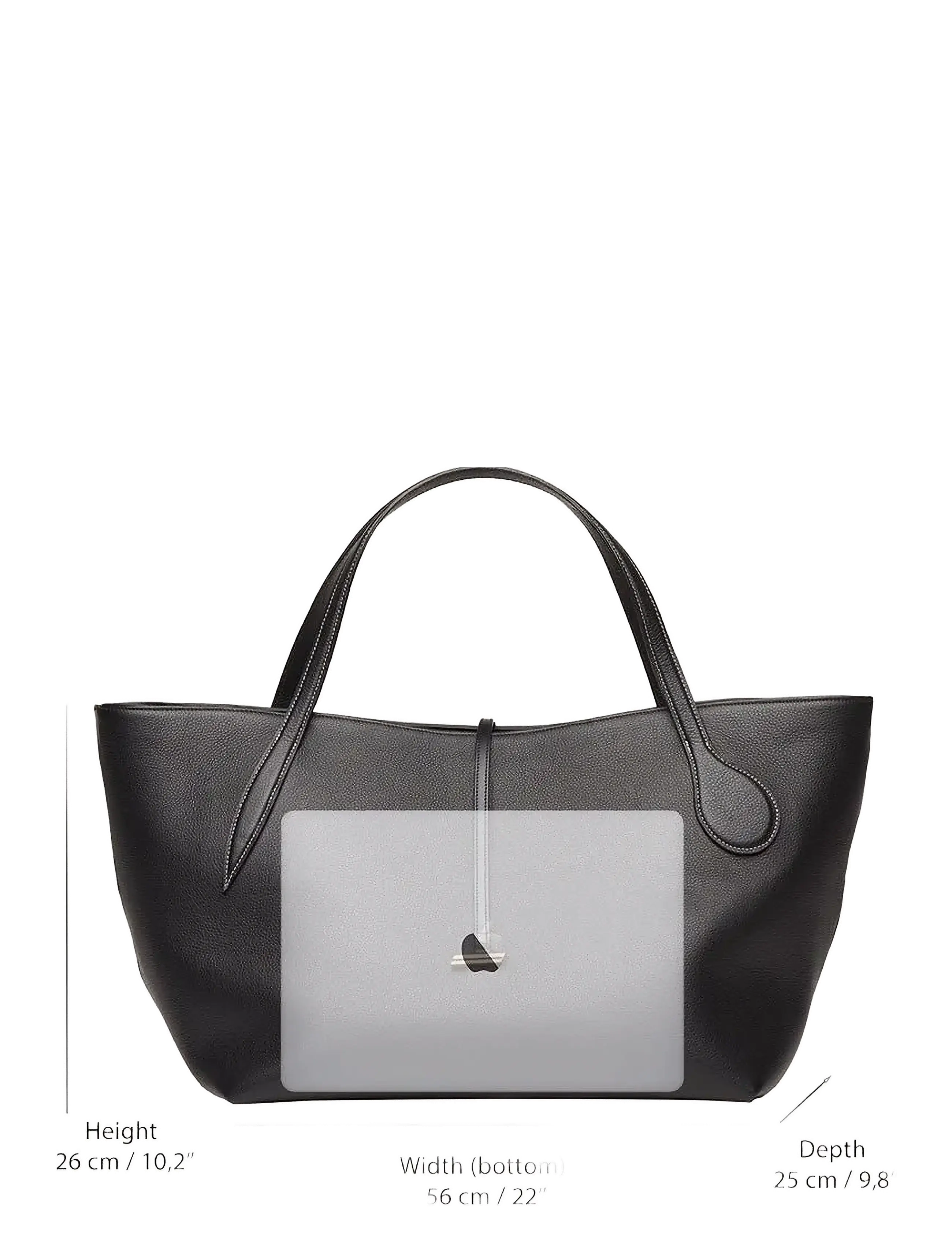 Liffner - ZIP PENNE TOTE - black - 1