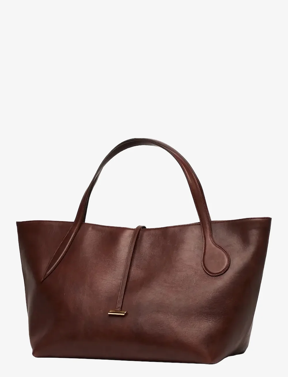Liffner - ZIP PENNE TOTE - shoppingväskor - dark brown - 1