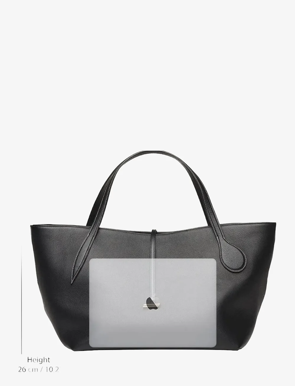 Liffner - ZIP PENNE TOTE - shoppingväskor - dark brown - 2