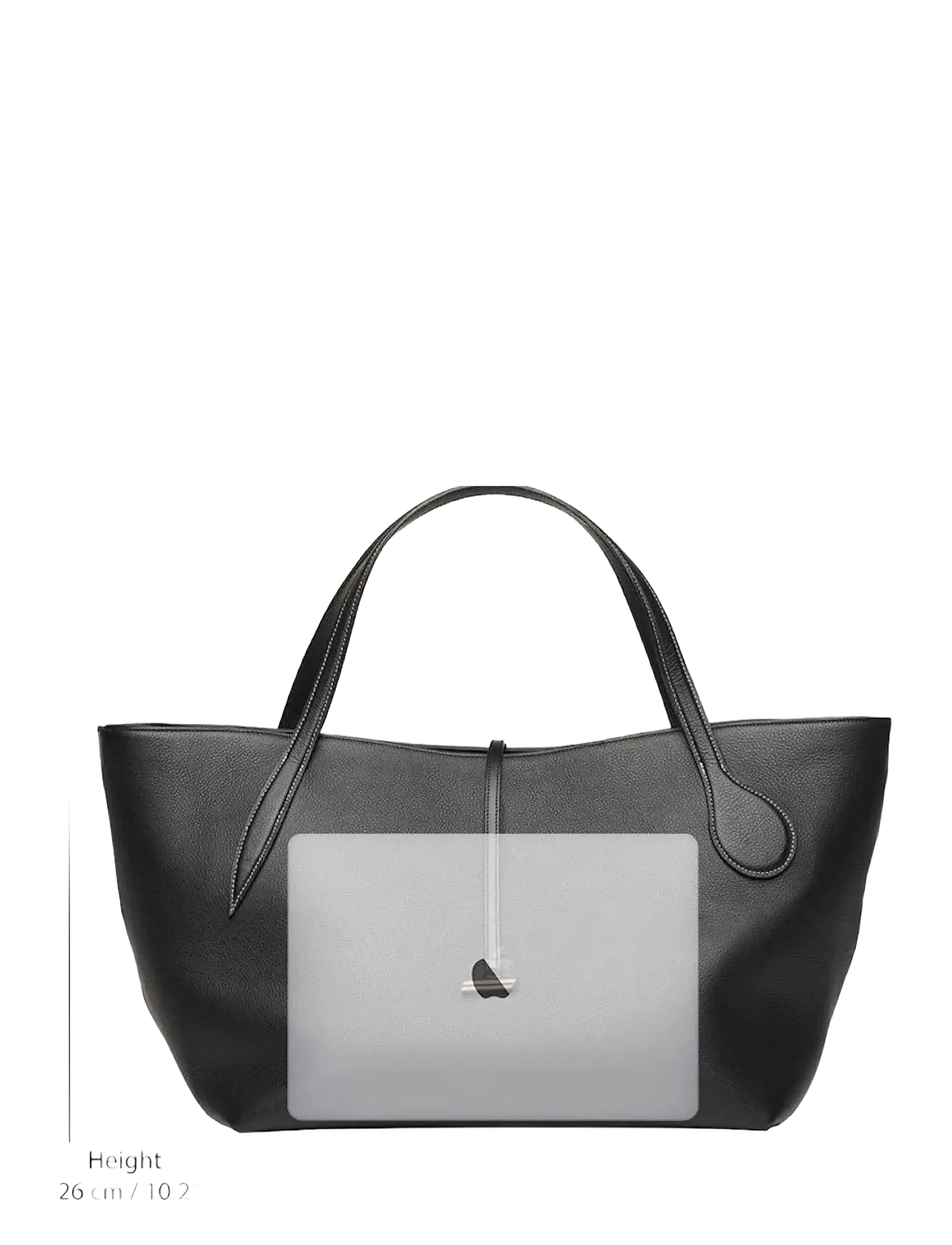 Liffner - ZIP PENNE TOTE - dark brown - 2