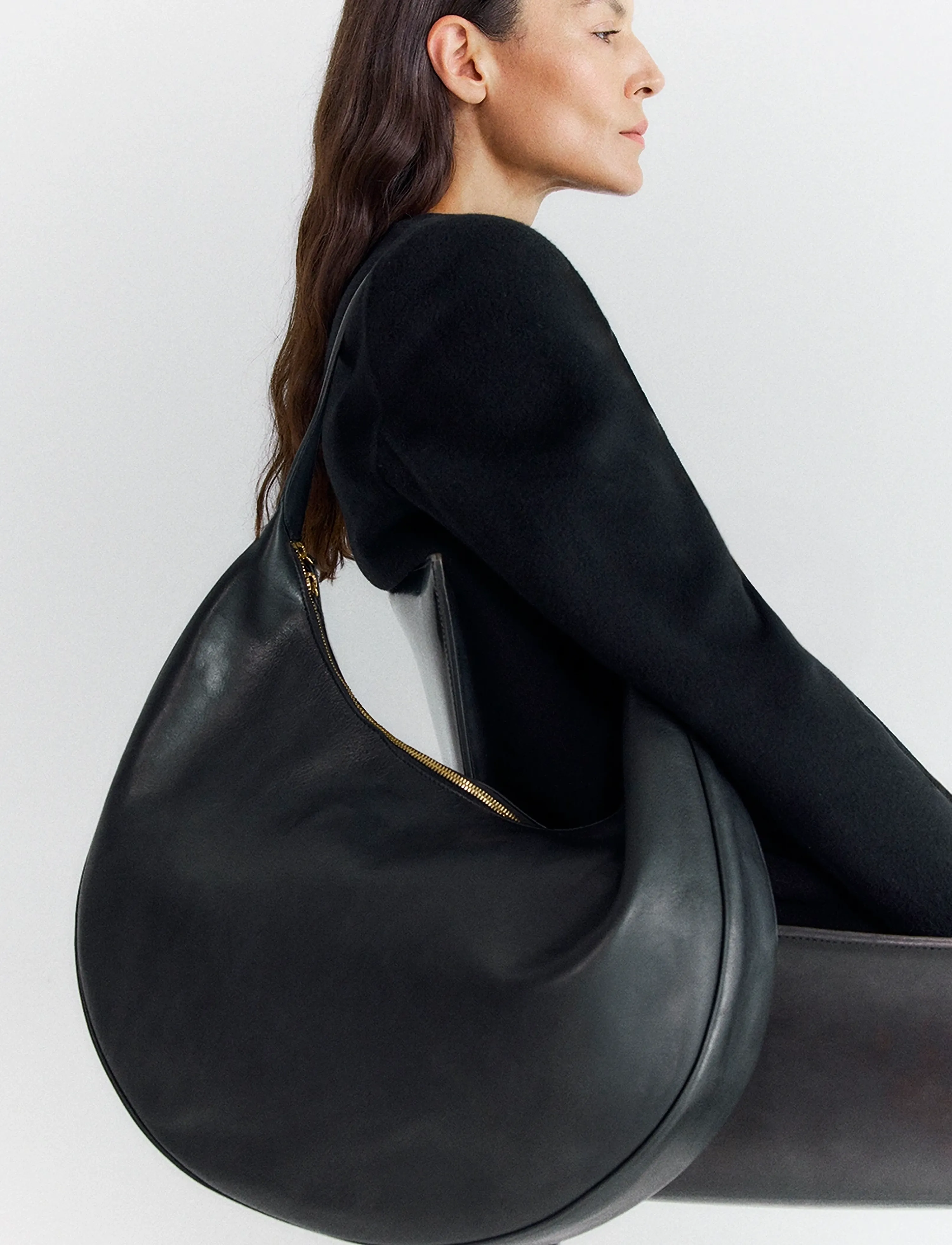 Liffner Moon Hobo, Kvinder, Hobo Taske, Sort, Str: ONE SIZE