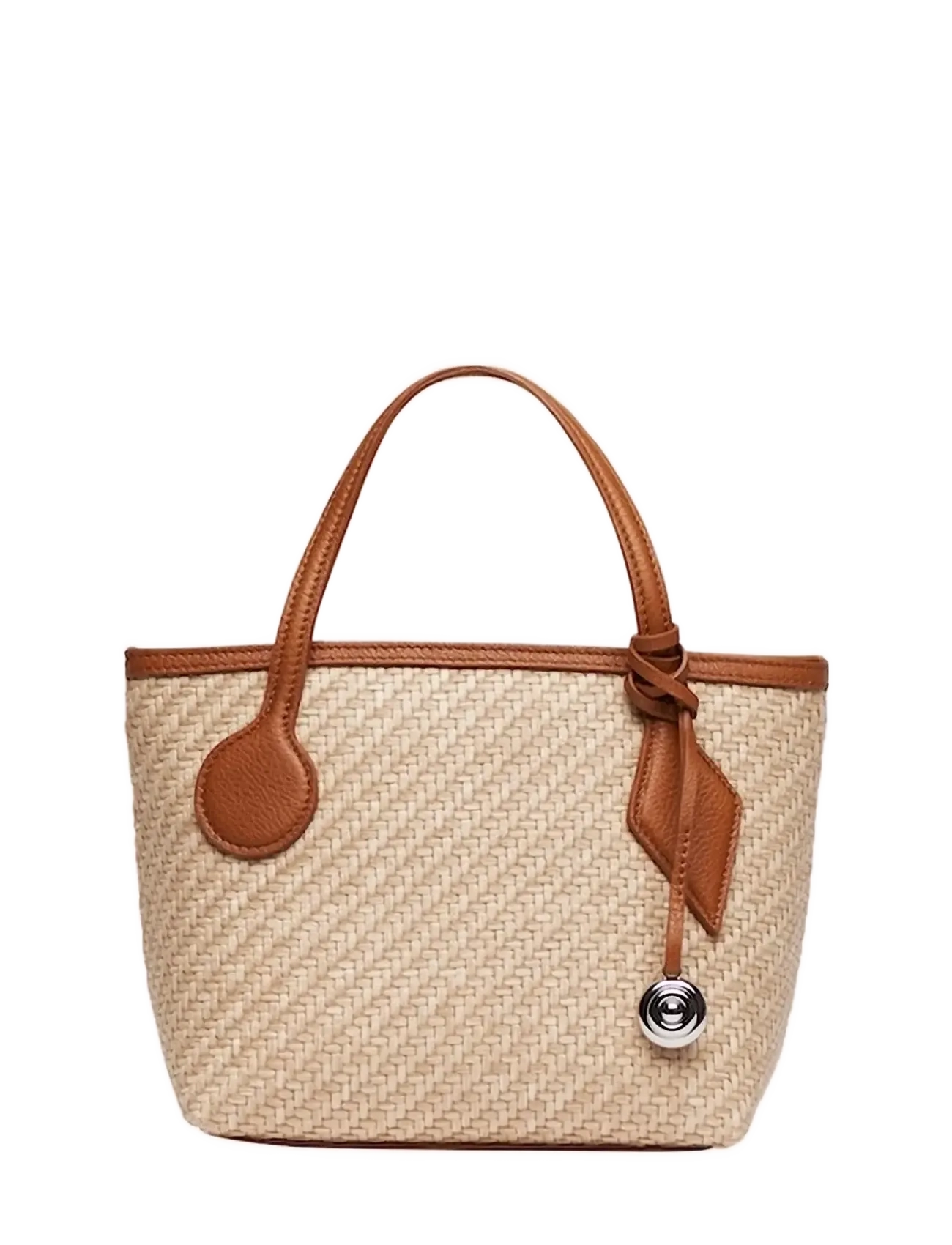 Liffner Sprout Tote Micro, Kvinder, Vævet Mikro Tote Taske, Brun, Str: ONE SIZE