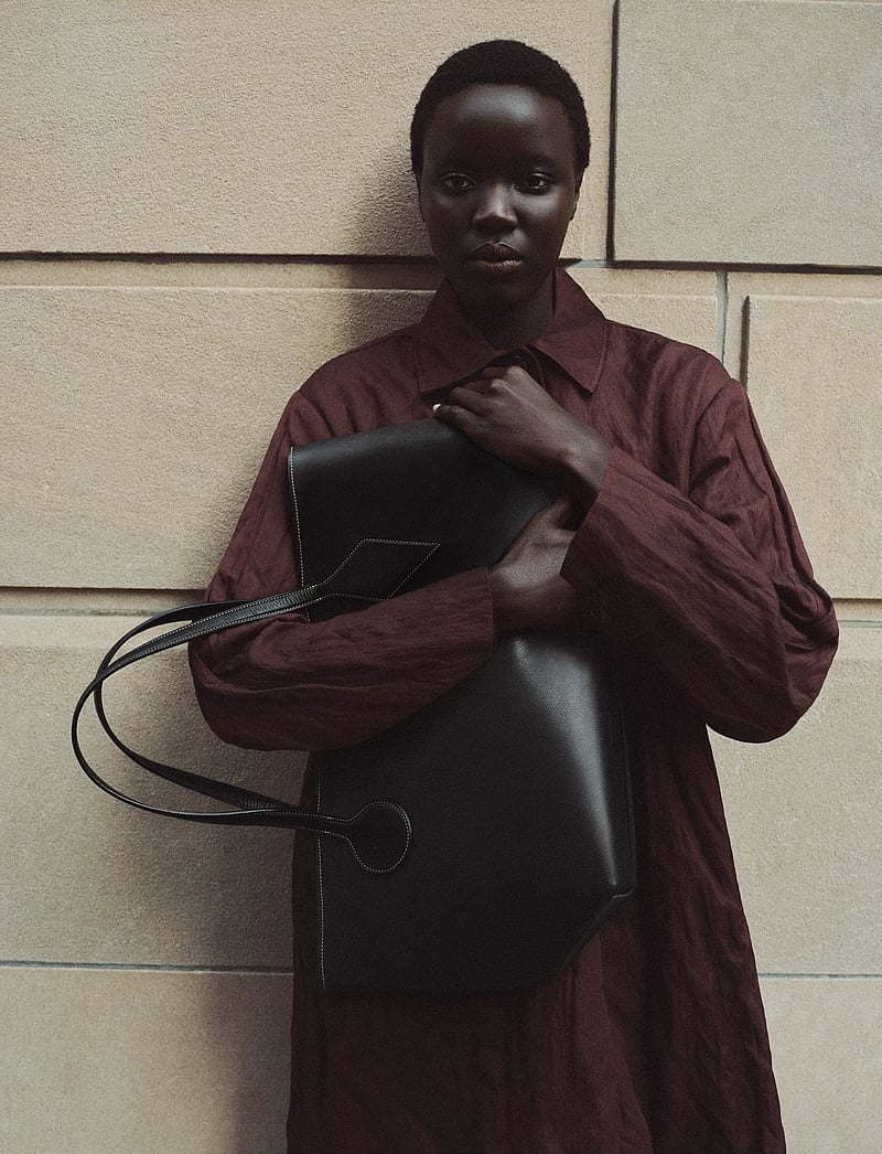 Liffner - SPROUT TOTE LARGE - shoppere - black - 0