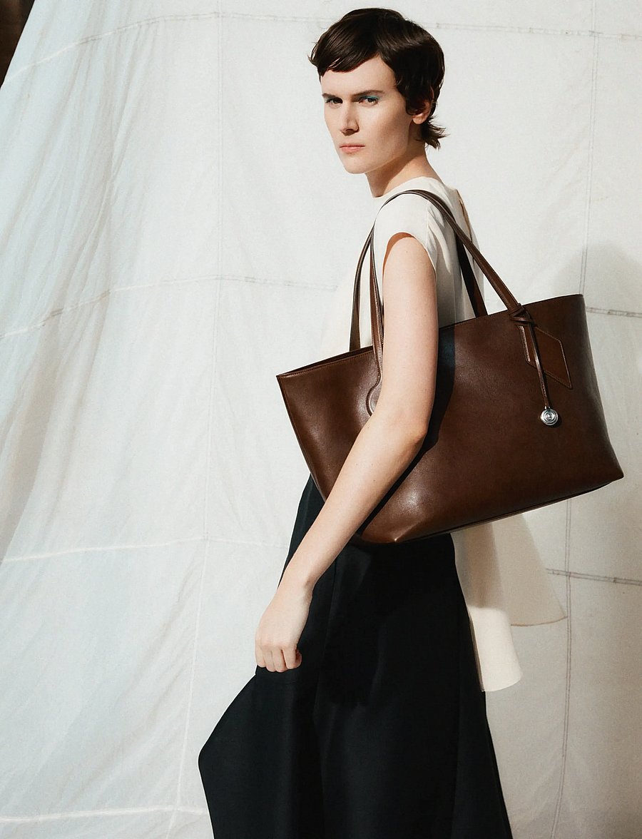 Liffner - SPROUT TOTE LARGE - shopper - dark brown - 0
