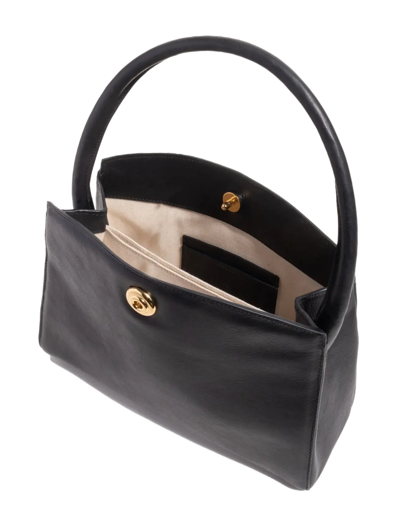 Liffner - PUSHLOCK LADY BAG - top handle tasker - black - 3