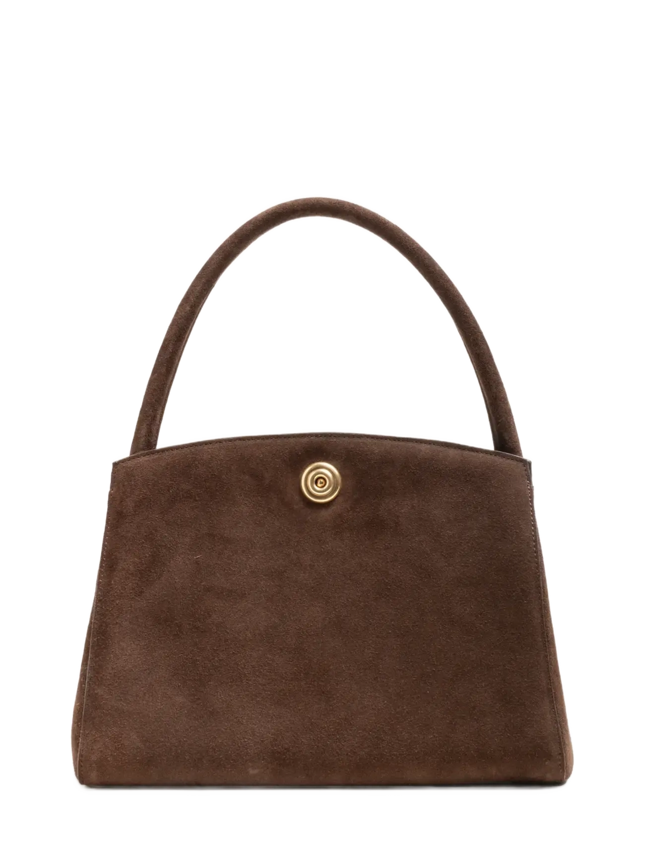 Liffner PUSHLOCK LADY BAG - Tasker - DARK BROWN / brown
