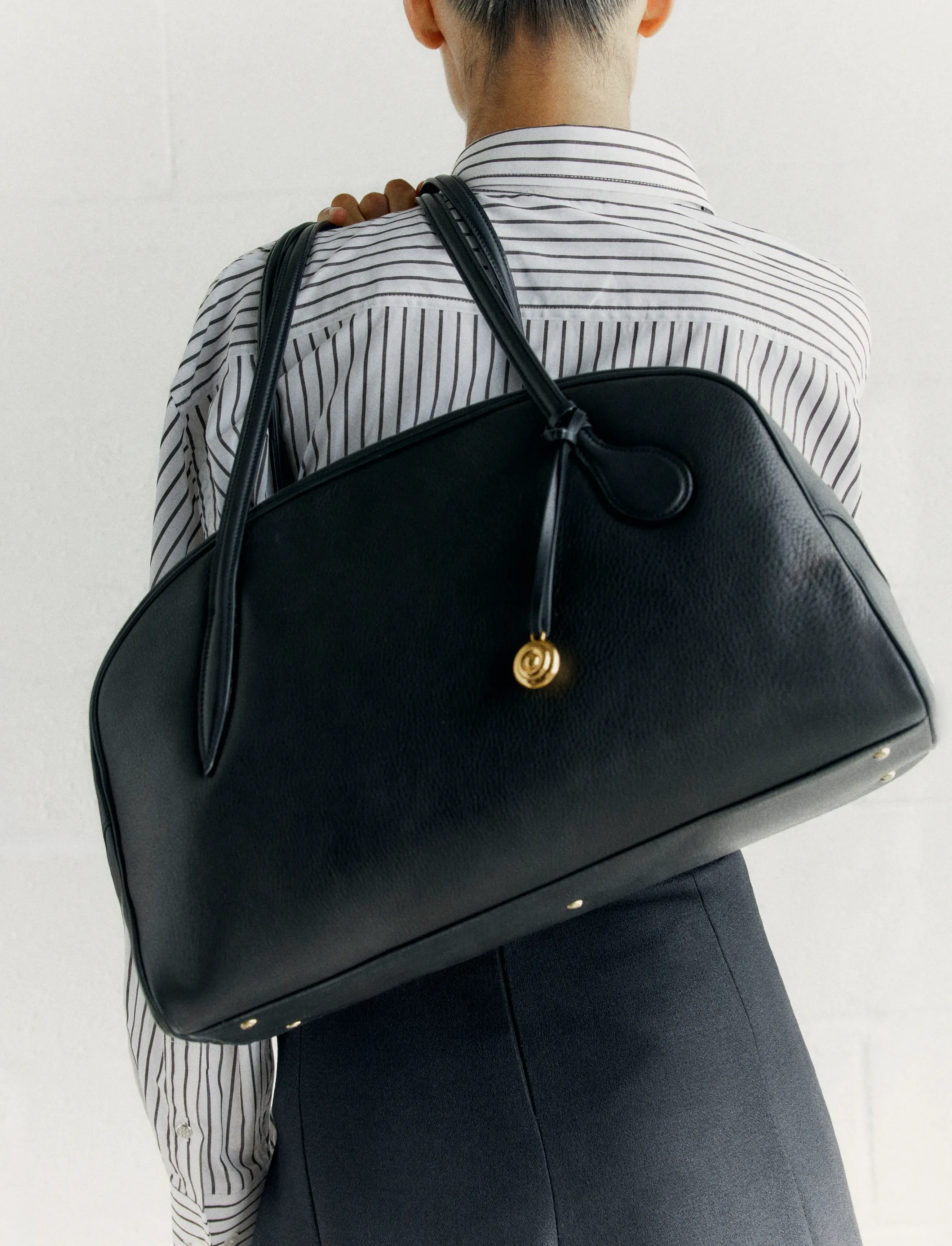 Liffner Bowling Bag, One Size, Bags, Schwarz - Shoppers, Frauen
