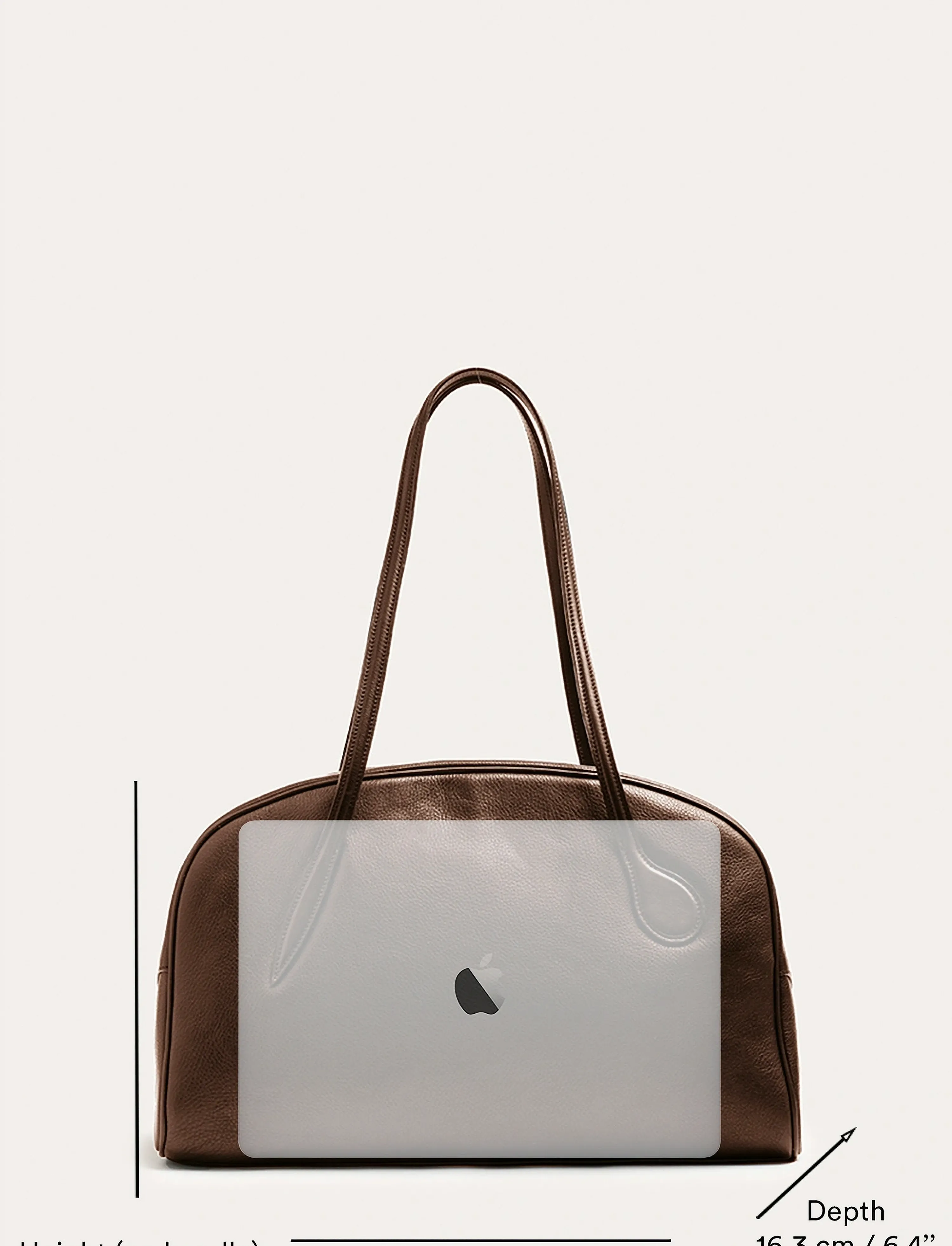 Liffner - BOWLING BAG - shopper töskur - dark brown - 3