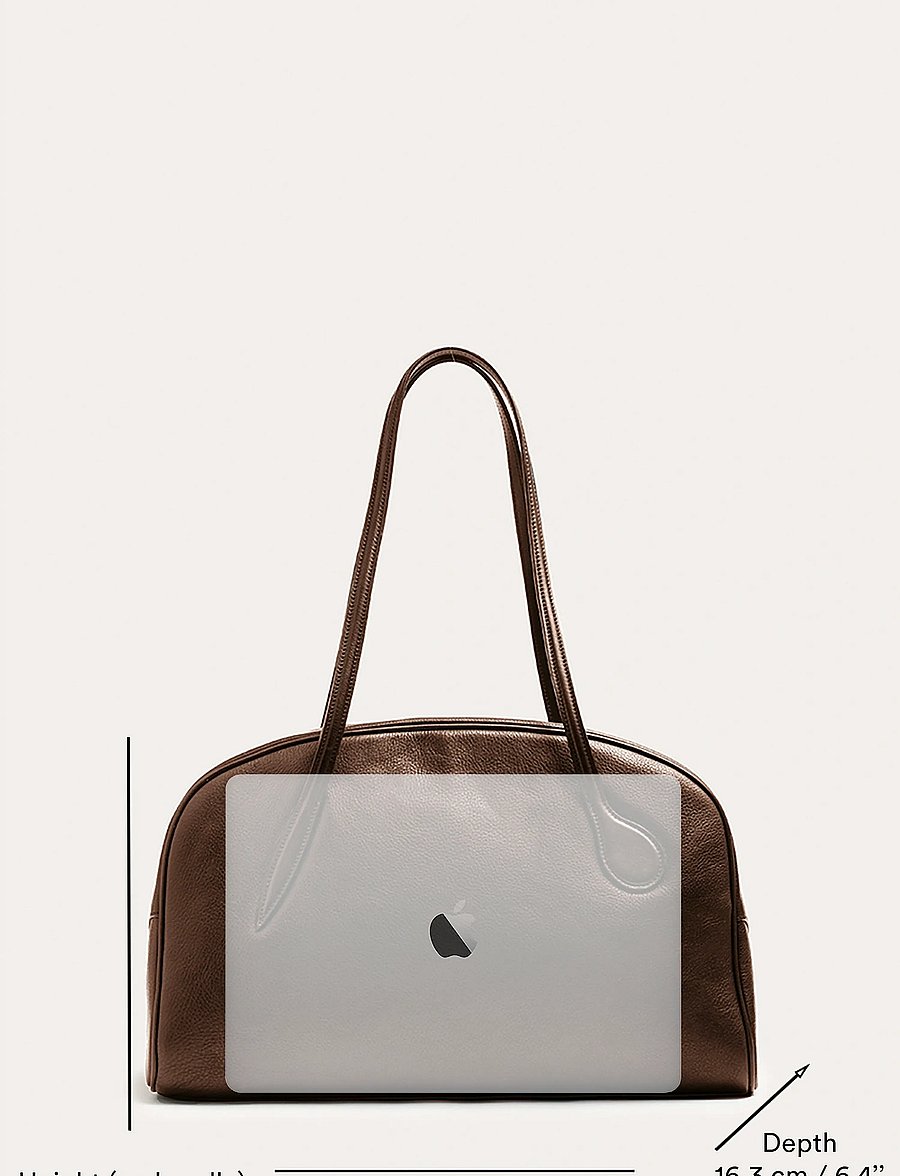 Liffner - BOWLING BAG - shopper töskur - dark brown - 3