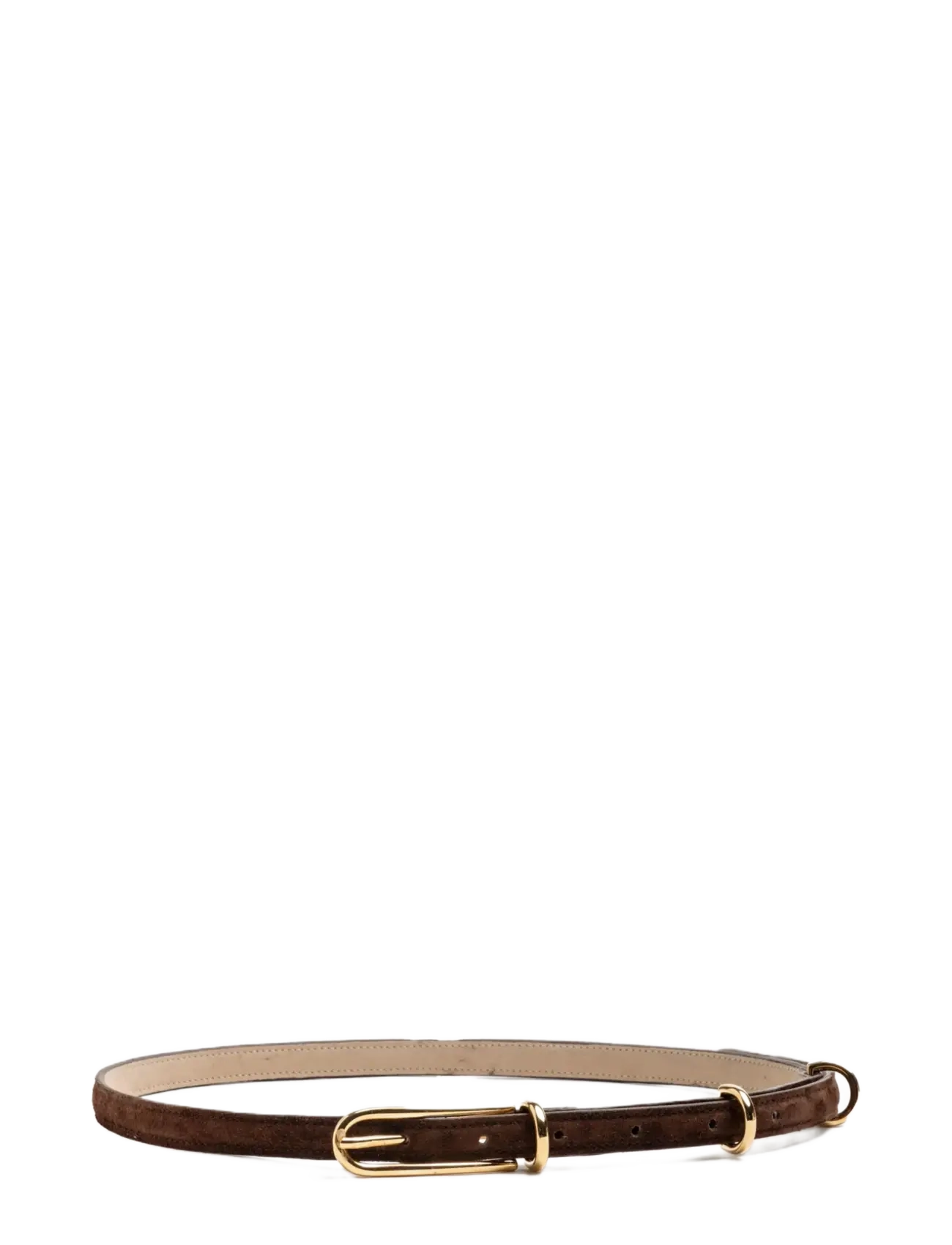 THREE KEEPERS BELT - DARK BROWN