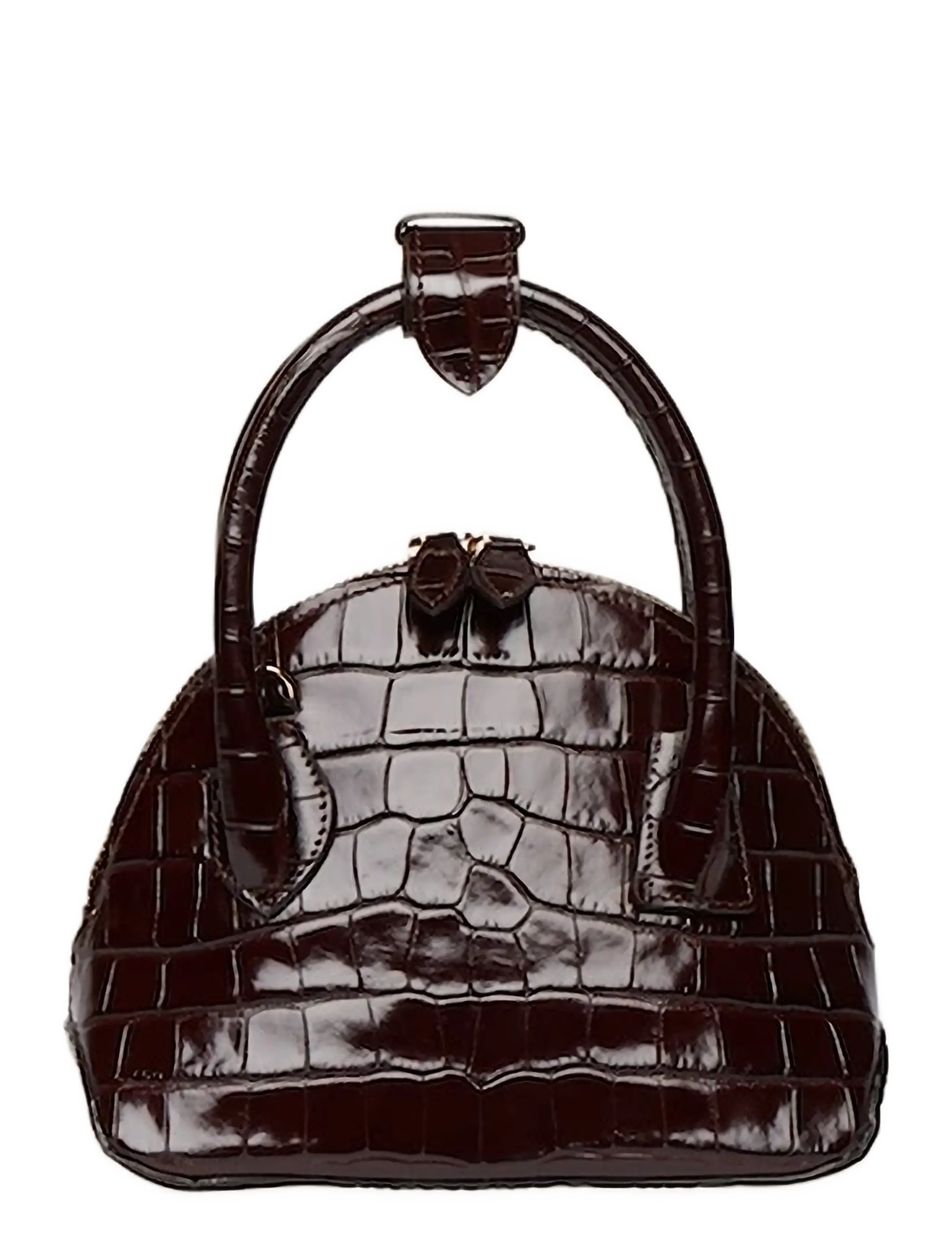 Liffner Mini Dome Bag, One Size, Bags, Braun - Top Handle Frauen