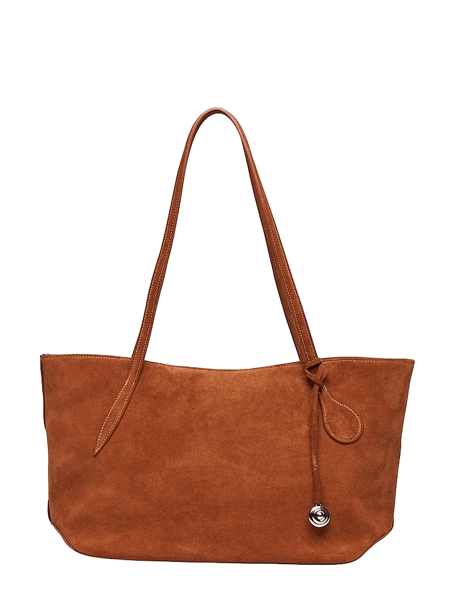 Liffner - SPROUT TOTE MIDI - tote bags - saddle brown - 0
