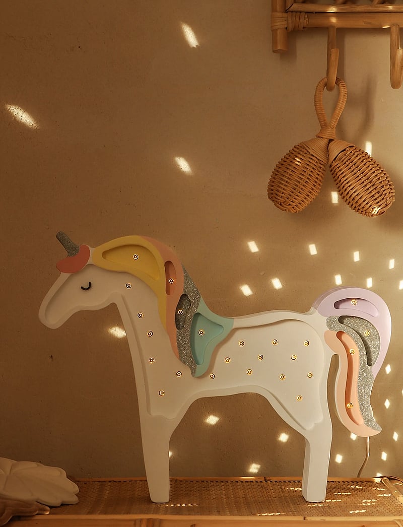 Little Lights - Little Lights Unicorn Lamp | Magic Rainbow - tischlampen - magic rainbow - 4