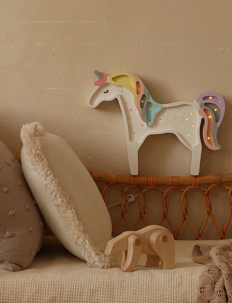 Little Lights - Little Lights Unicorn Lamp | Magic Rainbow - tischlampen - magic rainbow - 5