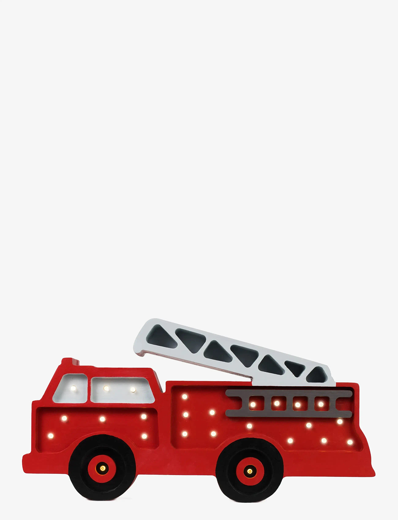 Little Lights - Little Lights Fire Truck Lamp | Red - tischlampen - red - 1