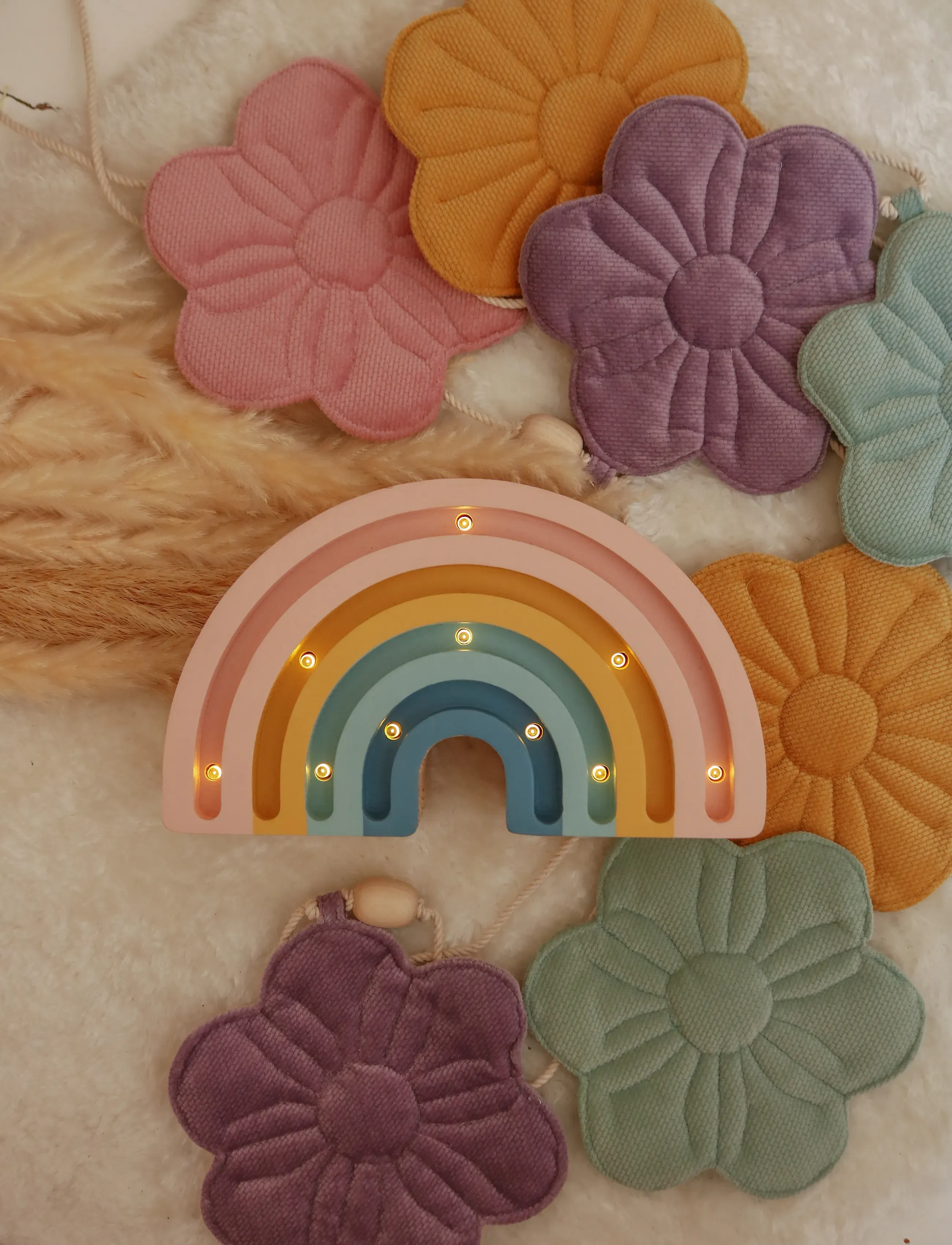 Little Lights - Little Lights Rainbow Mini Lamp | Retro - table lamps - retro - 2