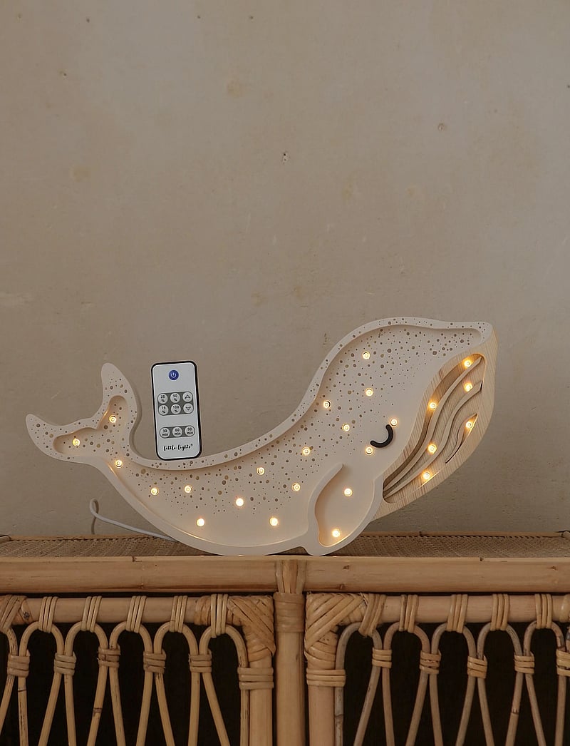 Little Lights - Little Lights Whale Lamp | Albino White - bordlamper - albino white - 0