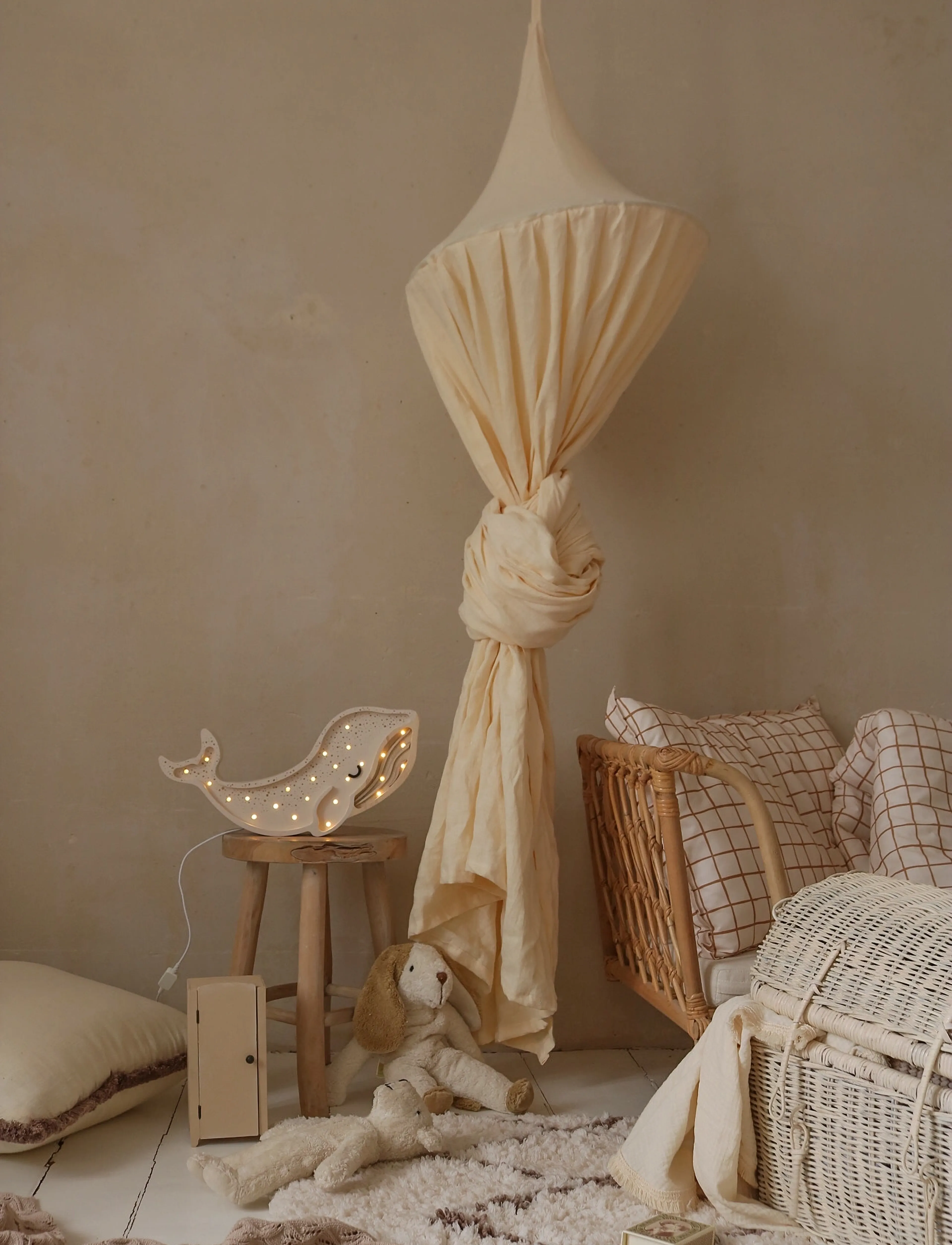 Little Lights - Little Lights Whale Lamp | Albino White - lampy na biurko - albino white - 5
