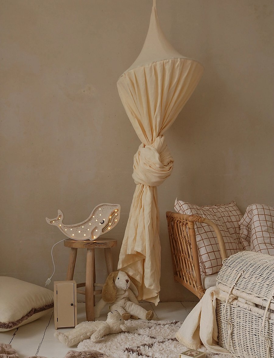 Little Lights - Little Lights Whale Lamp | Albino White - lampy na biurko - albino white - 5