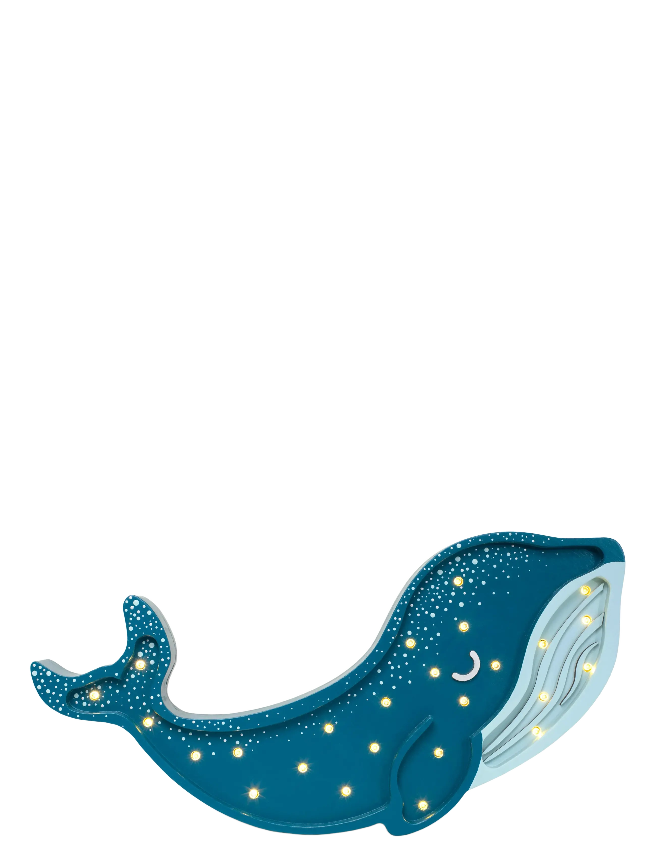 Little Lights - Little Lights Whale Lamp | Galaxy Teal - bordlamper - galaxy teal - 2