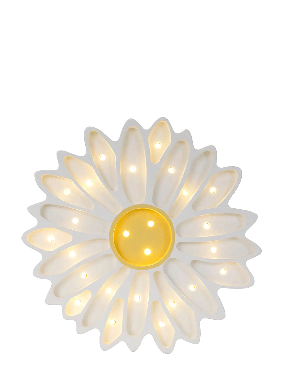 Little Lights - Little Lights Daisy Lamp | White - tischlampen - white - 1