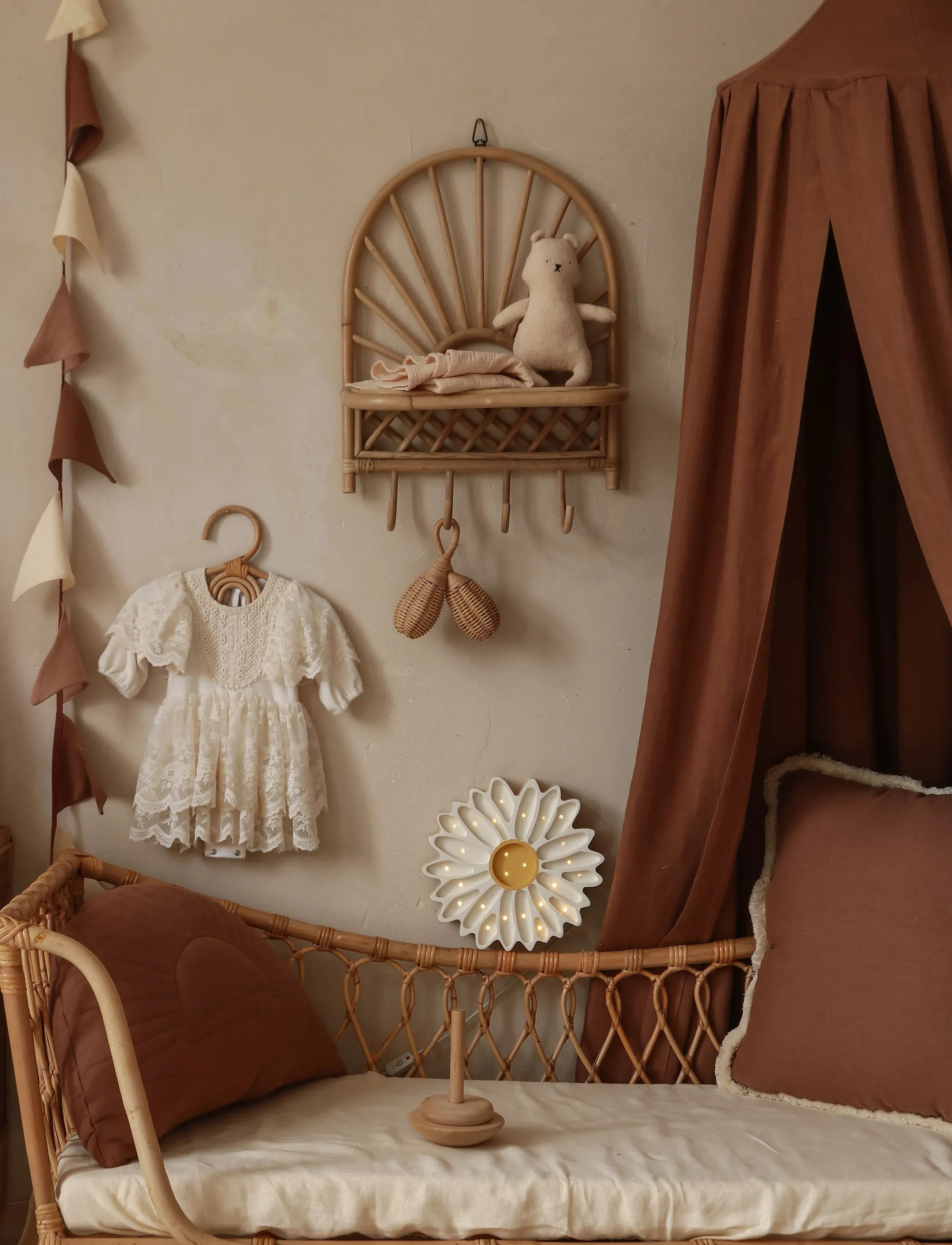 Little Lights - Little Lights Daisy Lamp | White - tischlampen - white - 4