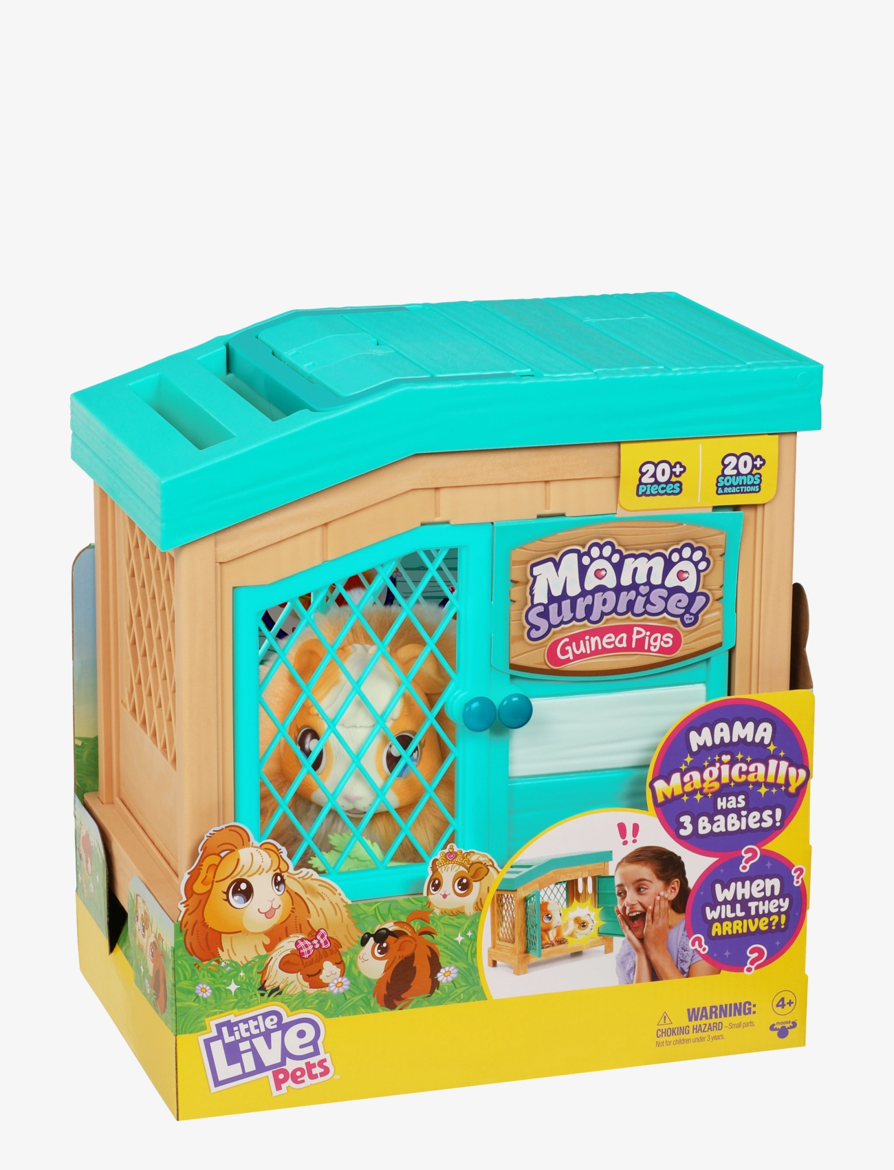 Little Live Pets - LITTLE LIVE PETS MAMA SURPRISE PLAYSET - leikfangasett & fígúrur - multi colour - 4