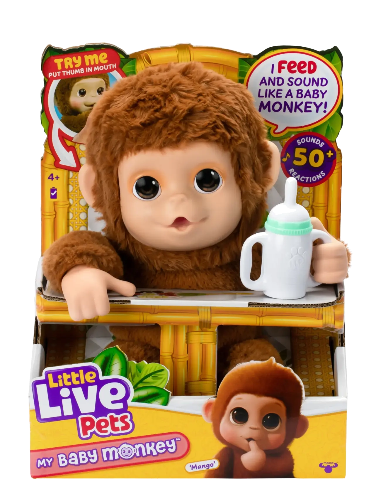 Little Live Pets - LITTLE LIVE PETS MY BABY MONKEY - interaktive dyr - multi colour - 5