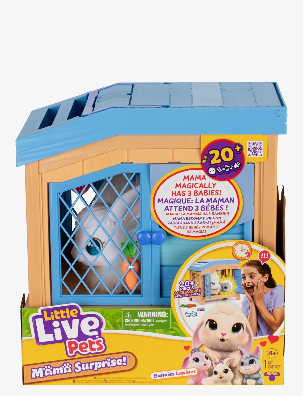 Little Live Pets - LITTLE LIVE PETS MAMA SURPRISE BUNNY PLAYSET - leikfangasett - multi colour - 1