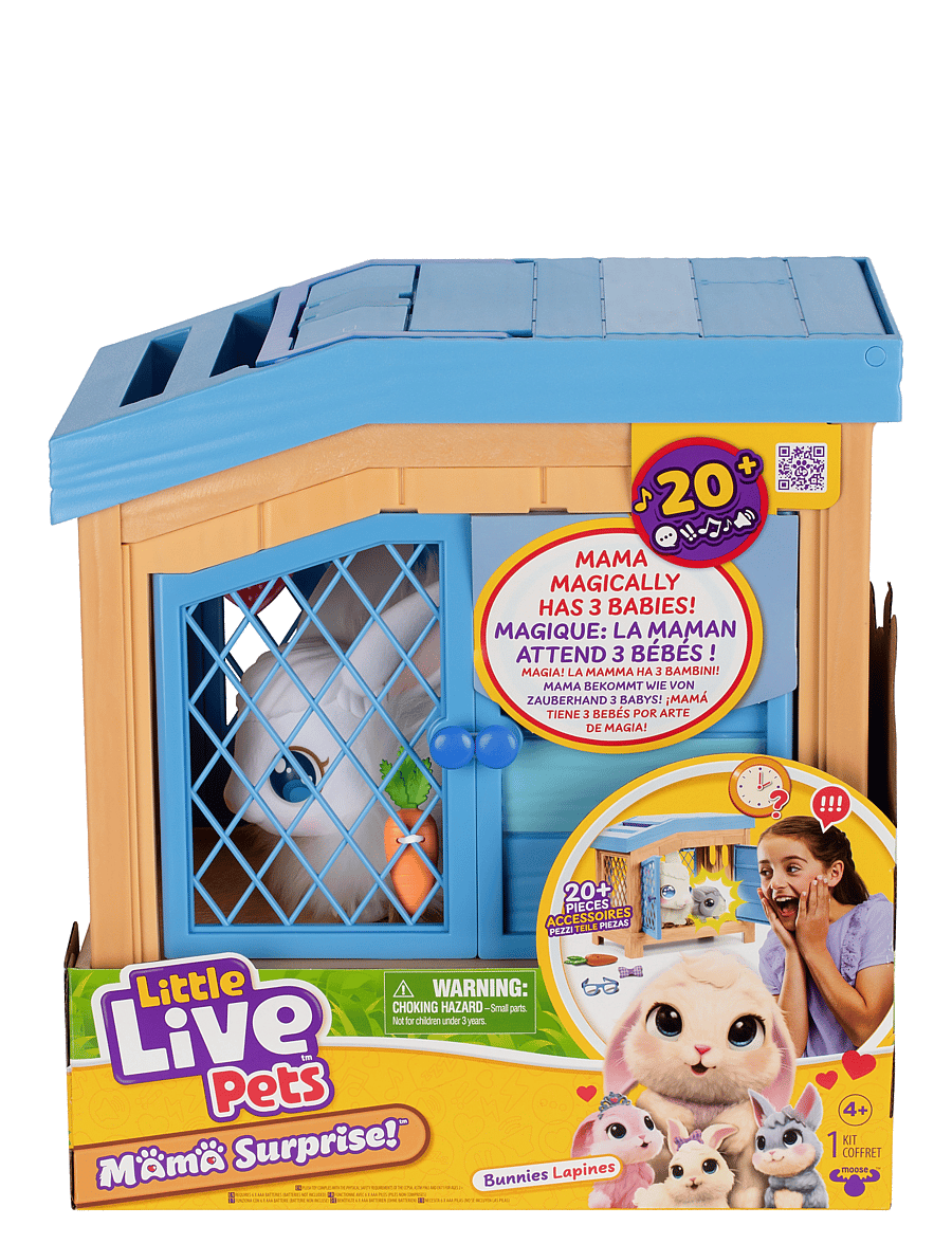 Little Live Pets - LITTLE LIVE PETS MAMA SURPRISE BUNNY PLAYSET - leikfangasett - multi colour - 1