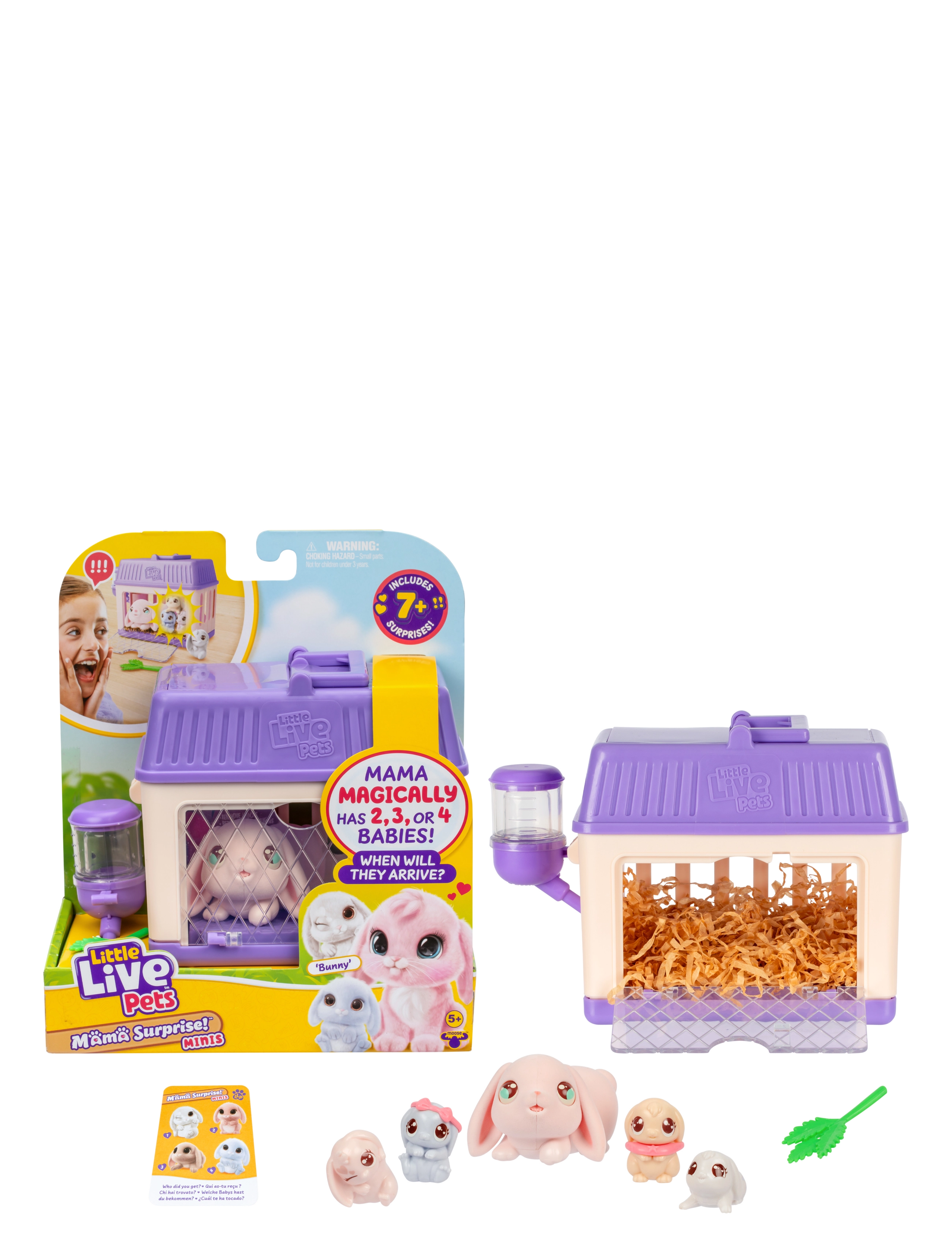 Little Live Pets - LITTLE LIVE PETS MAMA SURPRISE MINIS BUNNY - legesæt - multi colour - 2