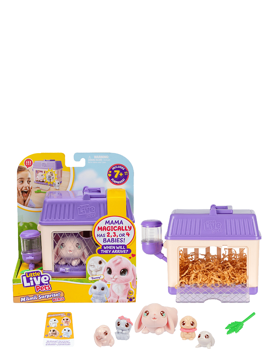 Little Live Pets - LITTLE LIVE PETS MAMA SURPRISE MINIS BUNNY - leikfangasett - multi colour - 2