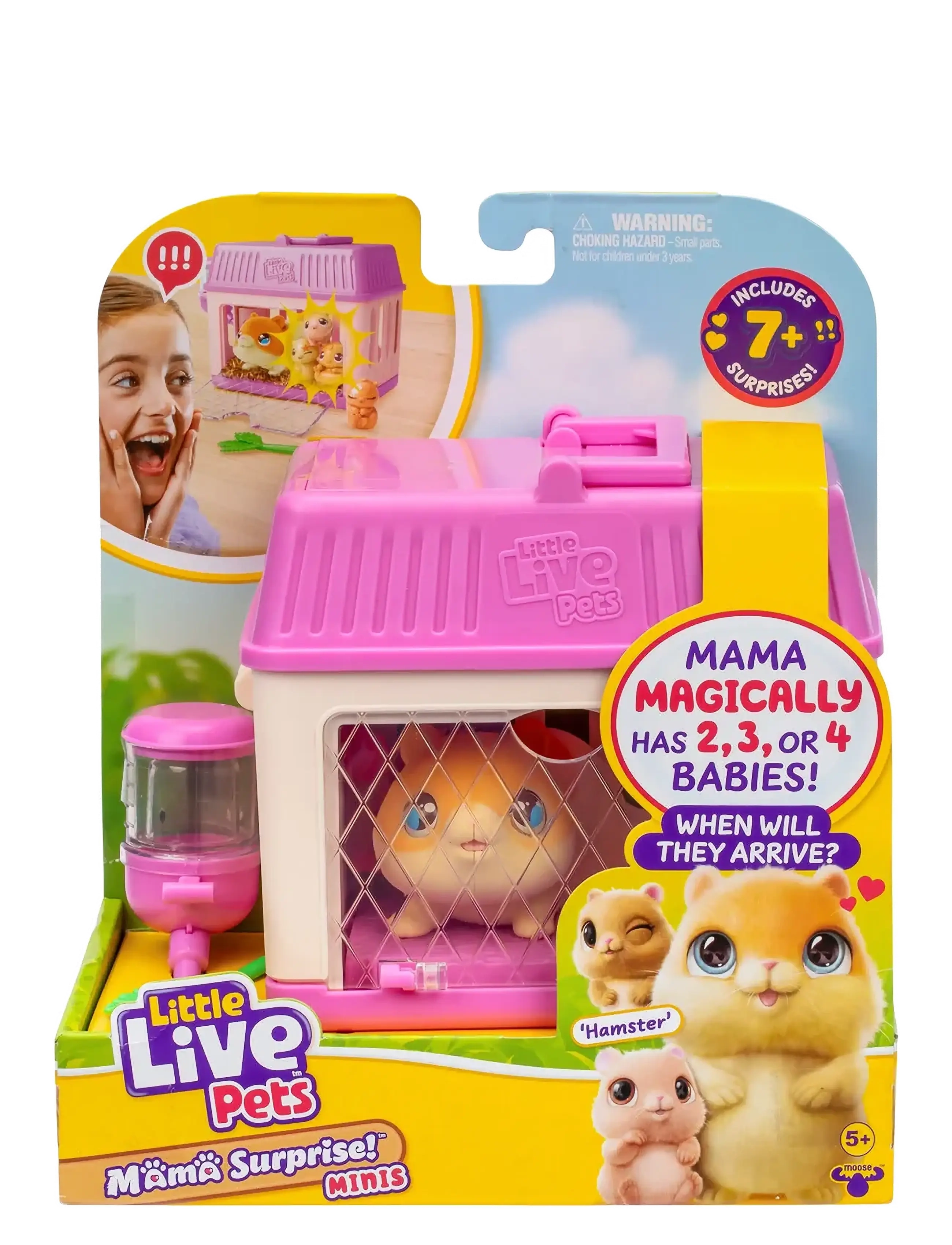 Little Live Pets Little Live Pets Mama Surprise Minis Hamster, One Size, Multi/patterned, Legesæt Og Actionfigurer > Legesæt, Børn