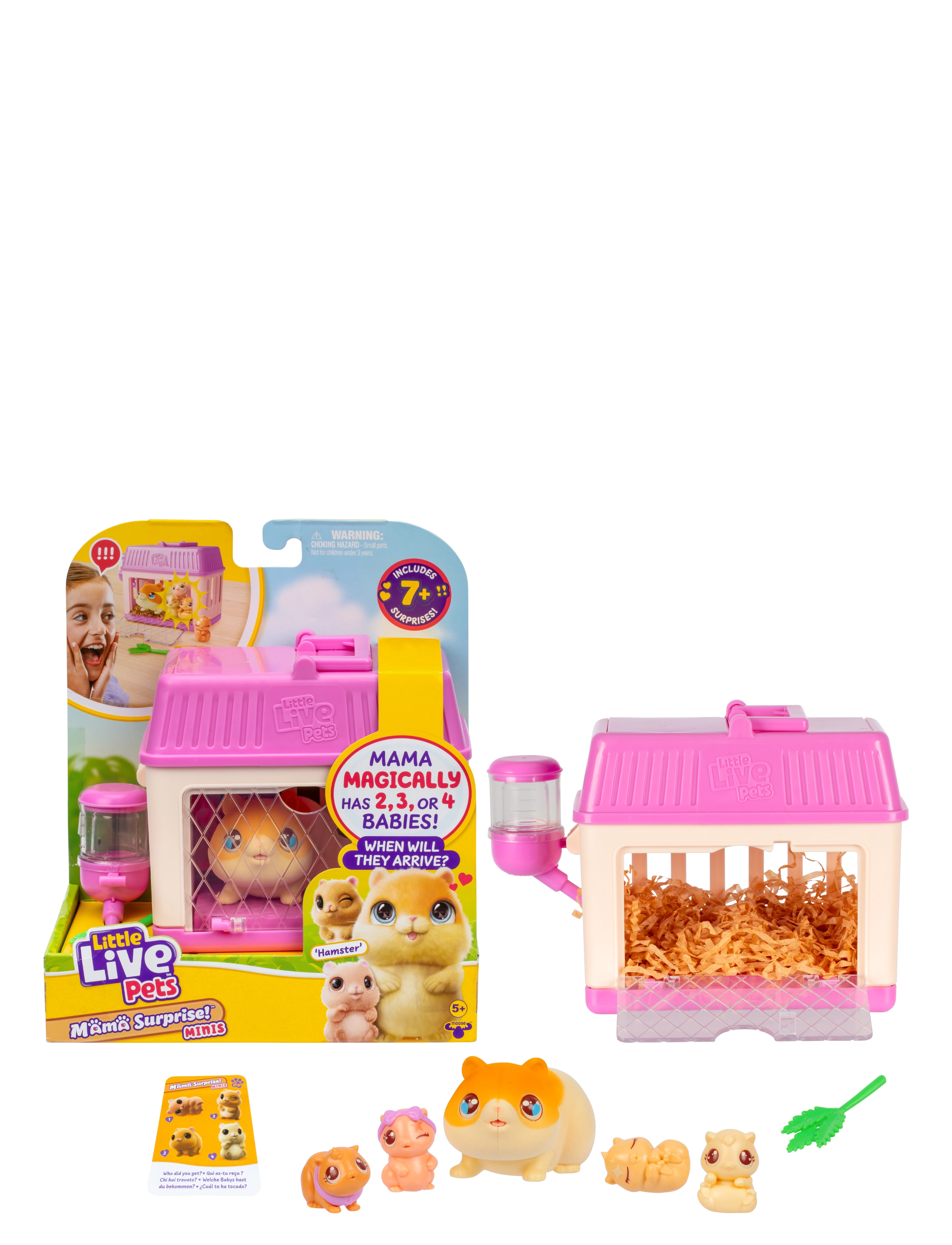 Little Live Pets - LITTLE LIVE PETS MAMA SURPRISE MINIS HAMSTER - legesæt - multi colour - 2