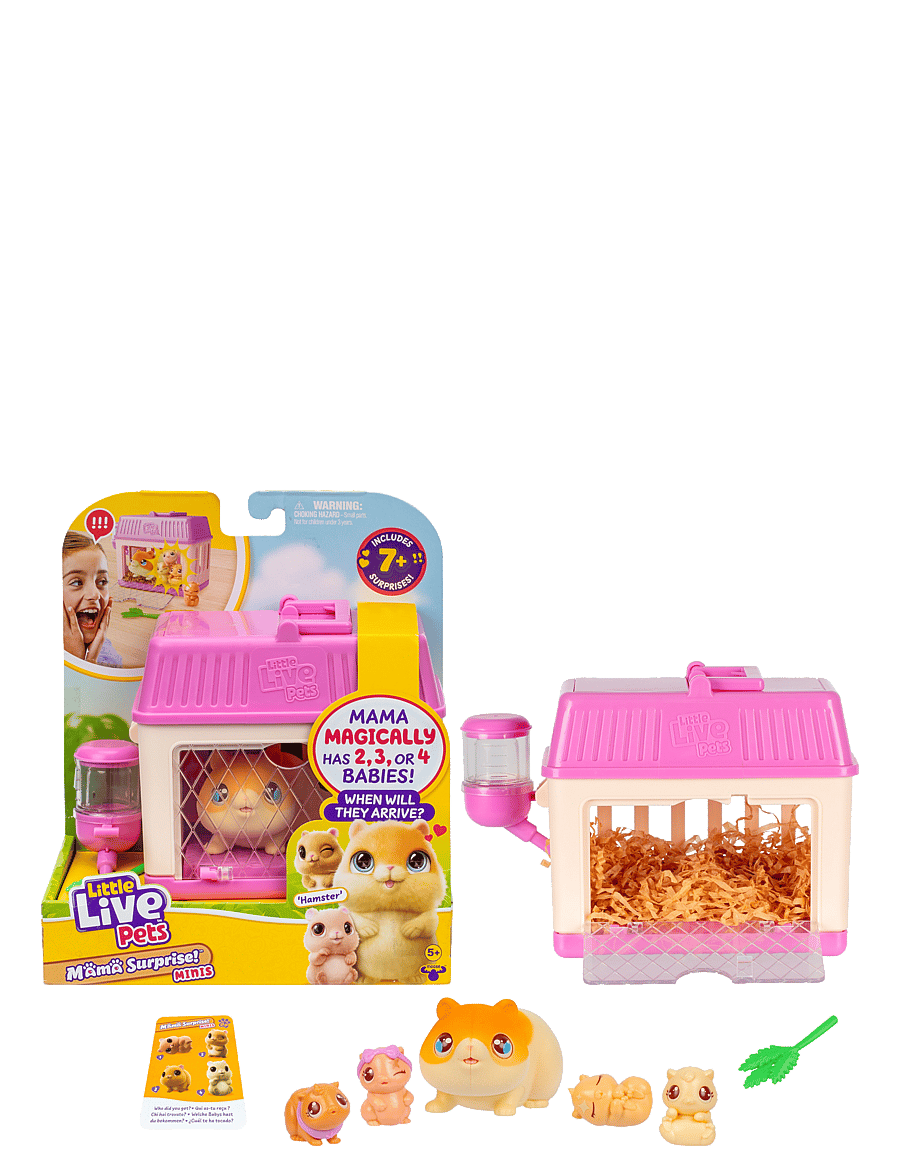 Little Live Pets - LITTLE LIVE PETS MAMA SURPRISE MINIS HAMSTER - leikfangasett - multi colour - 2