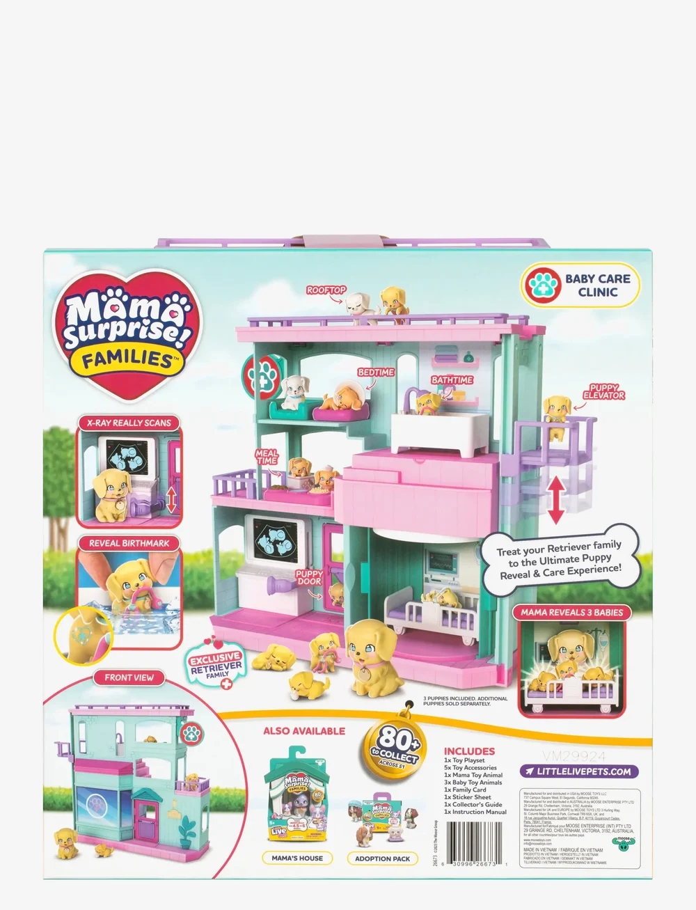 Little Live Pets - LITTLE LIVE PETS MAMA SURPRISE FAM BABY CLINIC - lekset - multi colour - 2