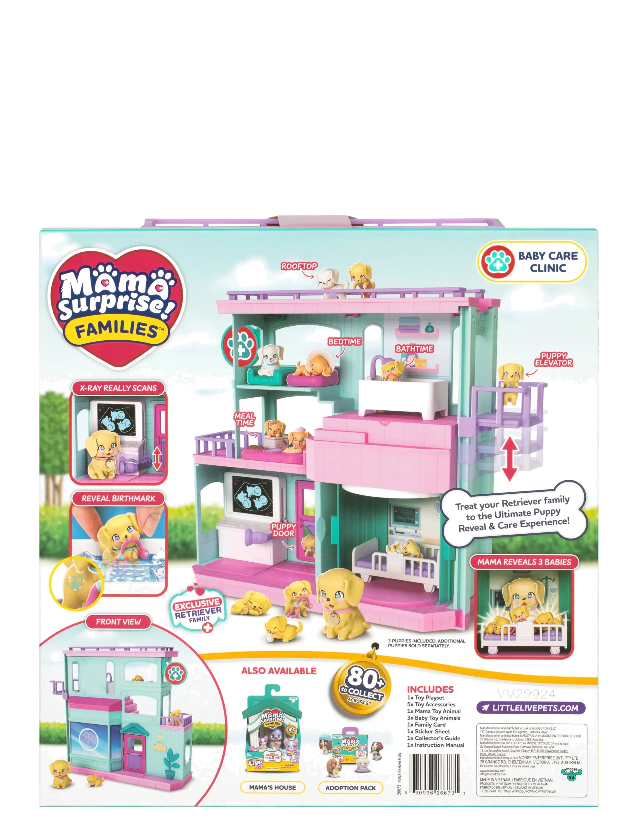 Little Live Pets - LITTLE LIVE PETS MAMA SURPRISE FAM BABY CLINIC - legesæt - multi colour - 2