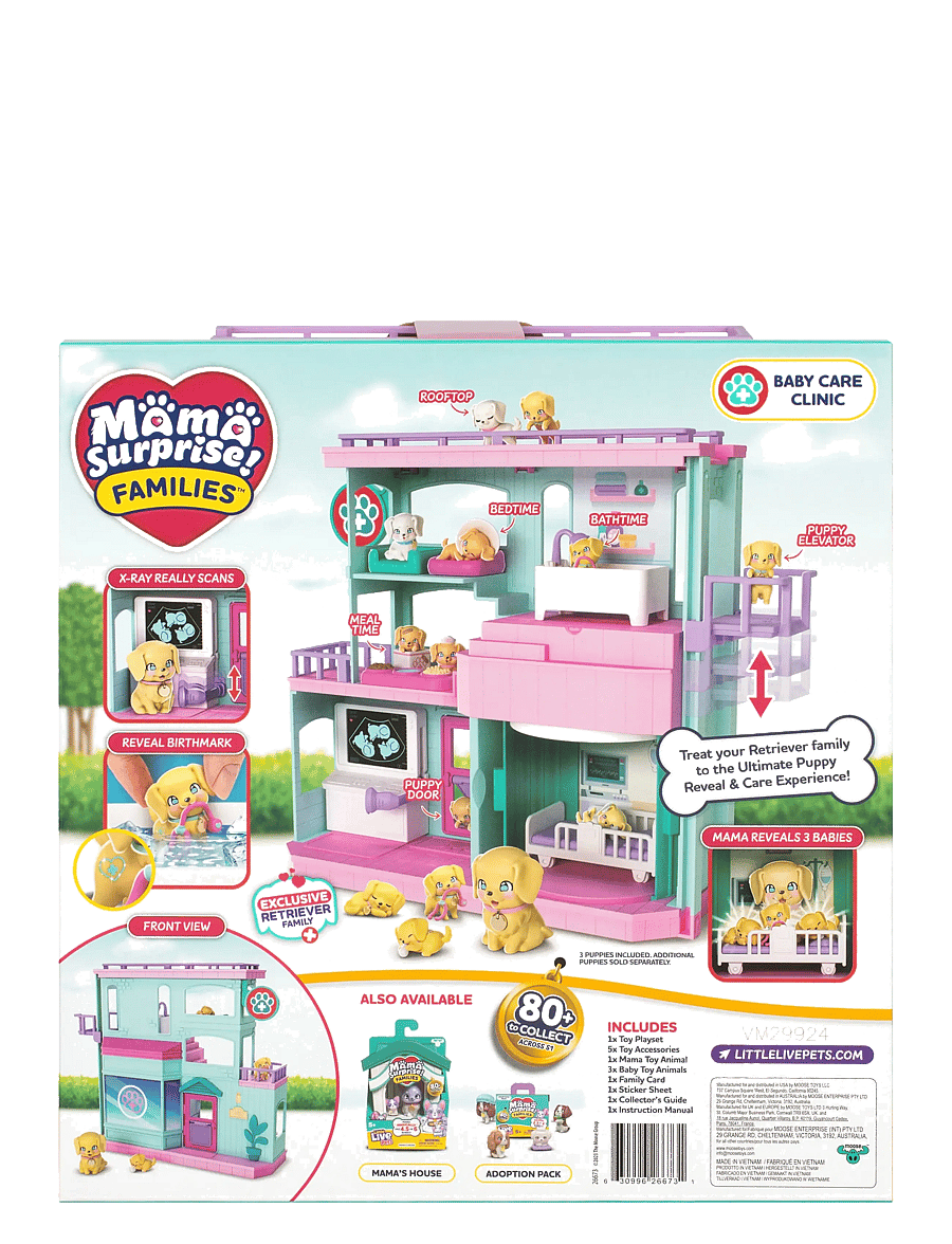 Little Live Pets - LITTLE LIVE PETS MAMA SURPRISE FAM BABY CLINIC - legesæt - multi colour - 2