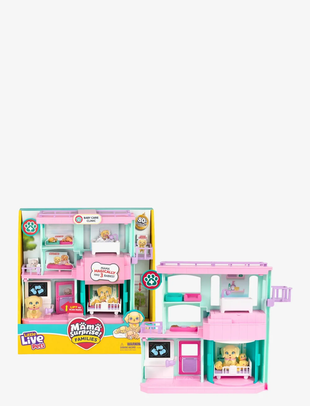 Little Live Pets - LITTLE LIVE PETS MAMA SURPRISE FAM BABY CLINIC - lekset - multi colour - 3