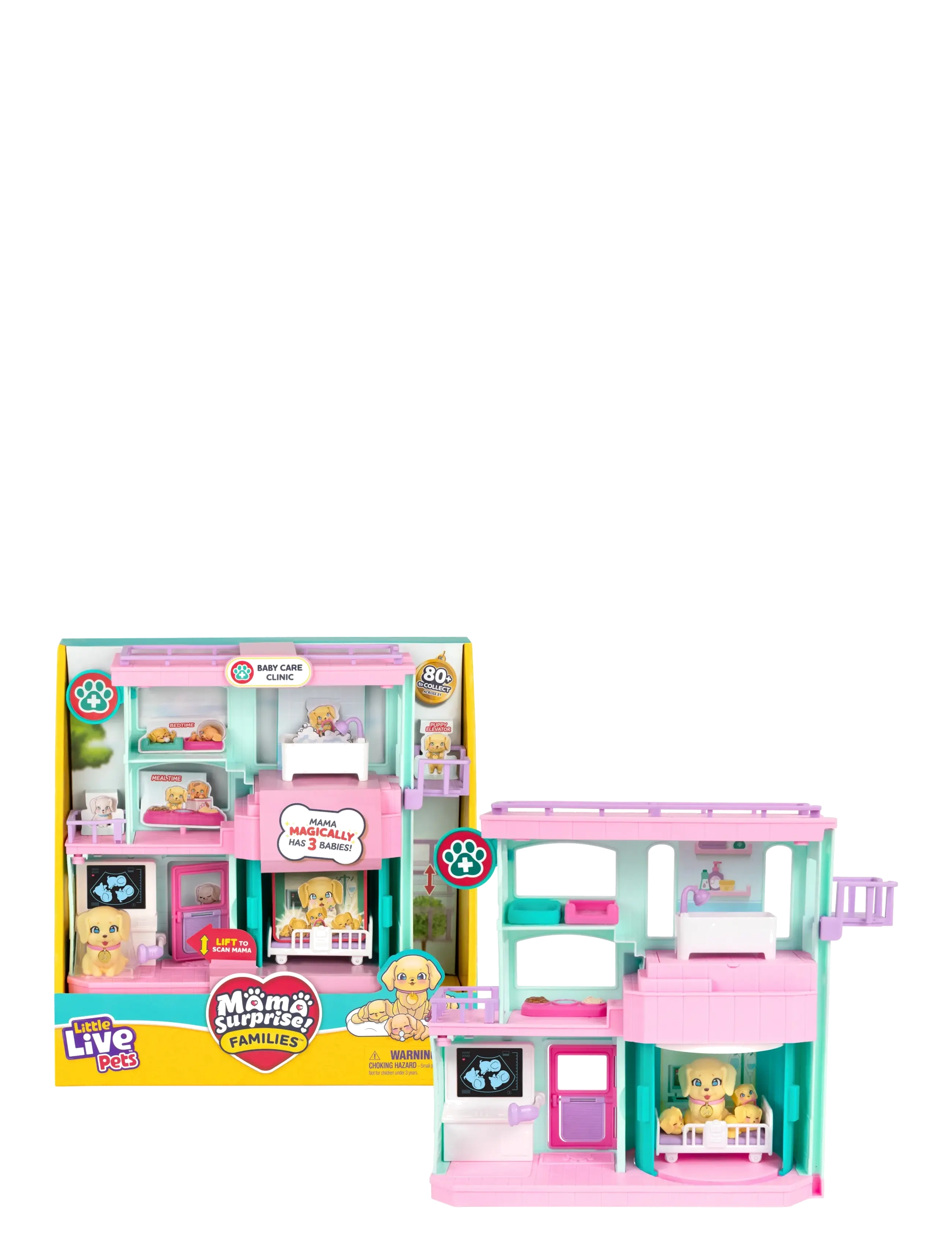 Little Live Pets - LITTLE LIVE PETS MAMA SURPRISE FAM BABY CLINIC - legesæt - multi colour - 3