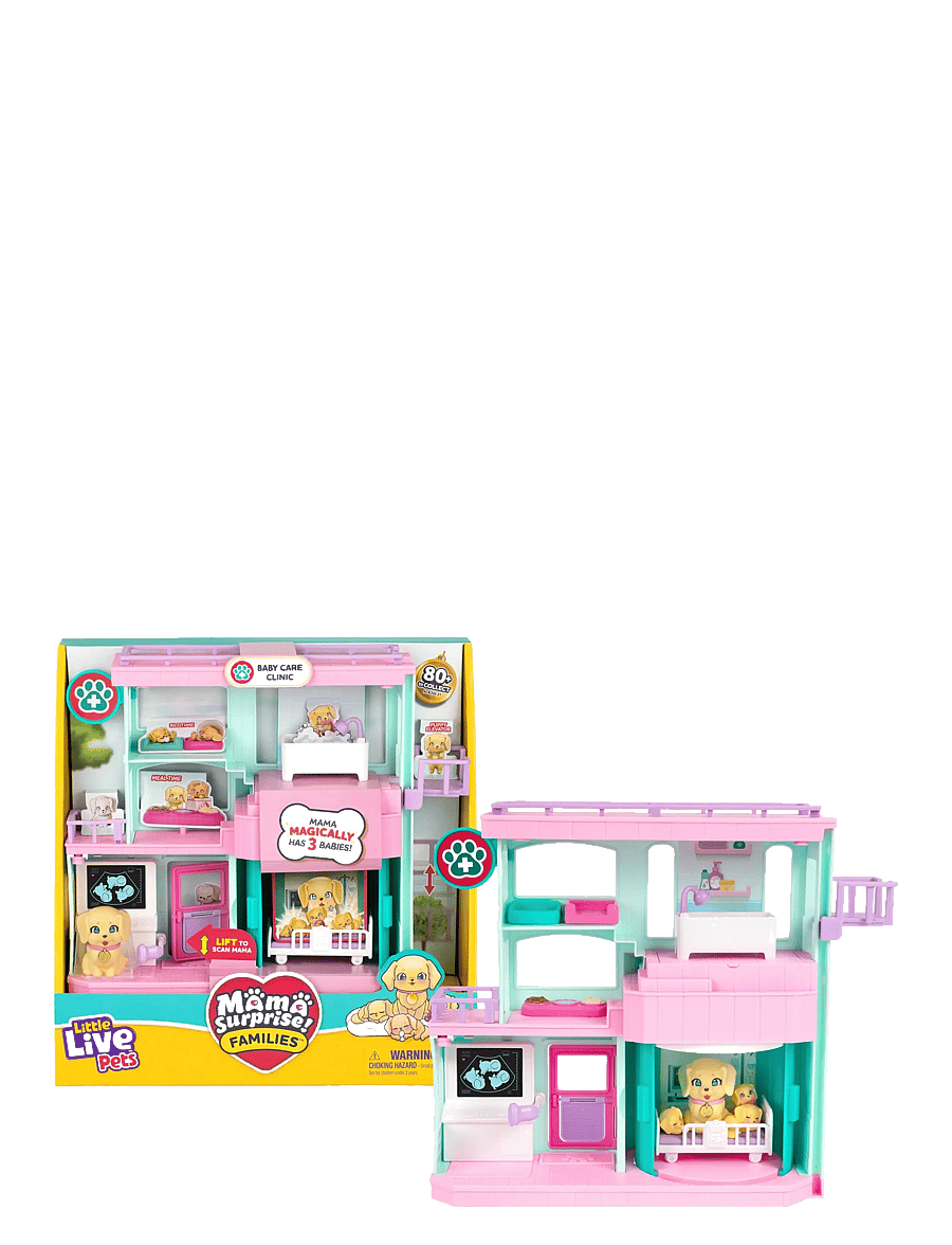 Little Live Pets - LITTLE LIVE PETS MAMA SURPRISE FAM BABY CLINIC - legesæt - multi colour - 3