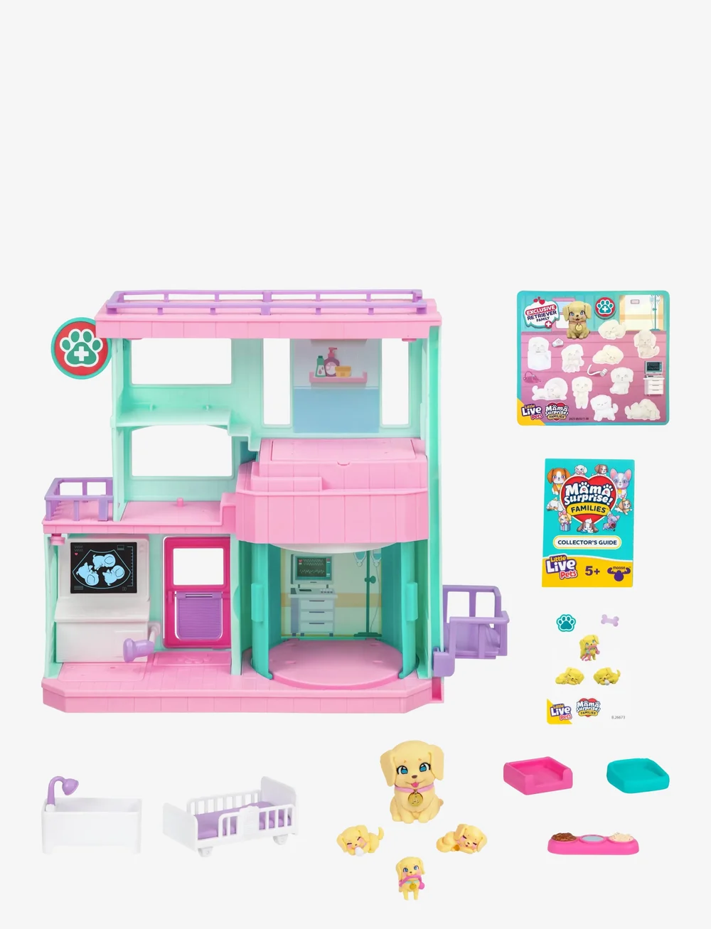 Little Live Pets - LITTLE LIVE PETS MAMA SURPRISE FAM BABY CLINIC - lekset - multi colour - 4