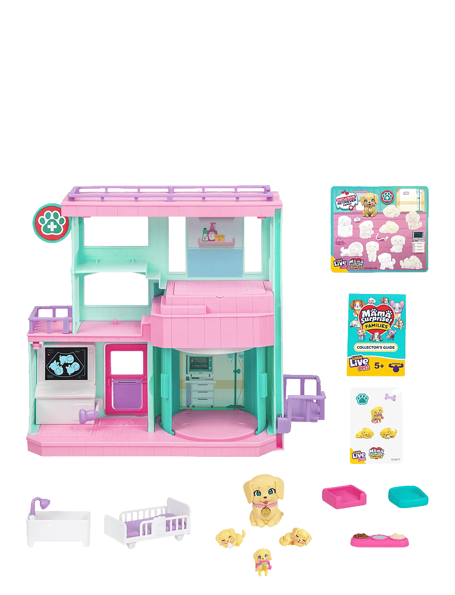 Little Live Pets - LITTLE LIVE PETS MAMA SURPRISE FAM BABY CLINIC - legesæt - multi colour - 4