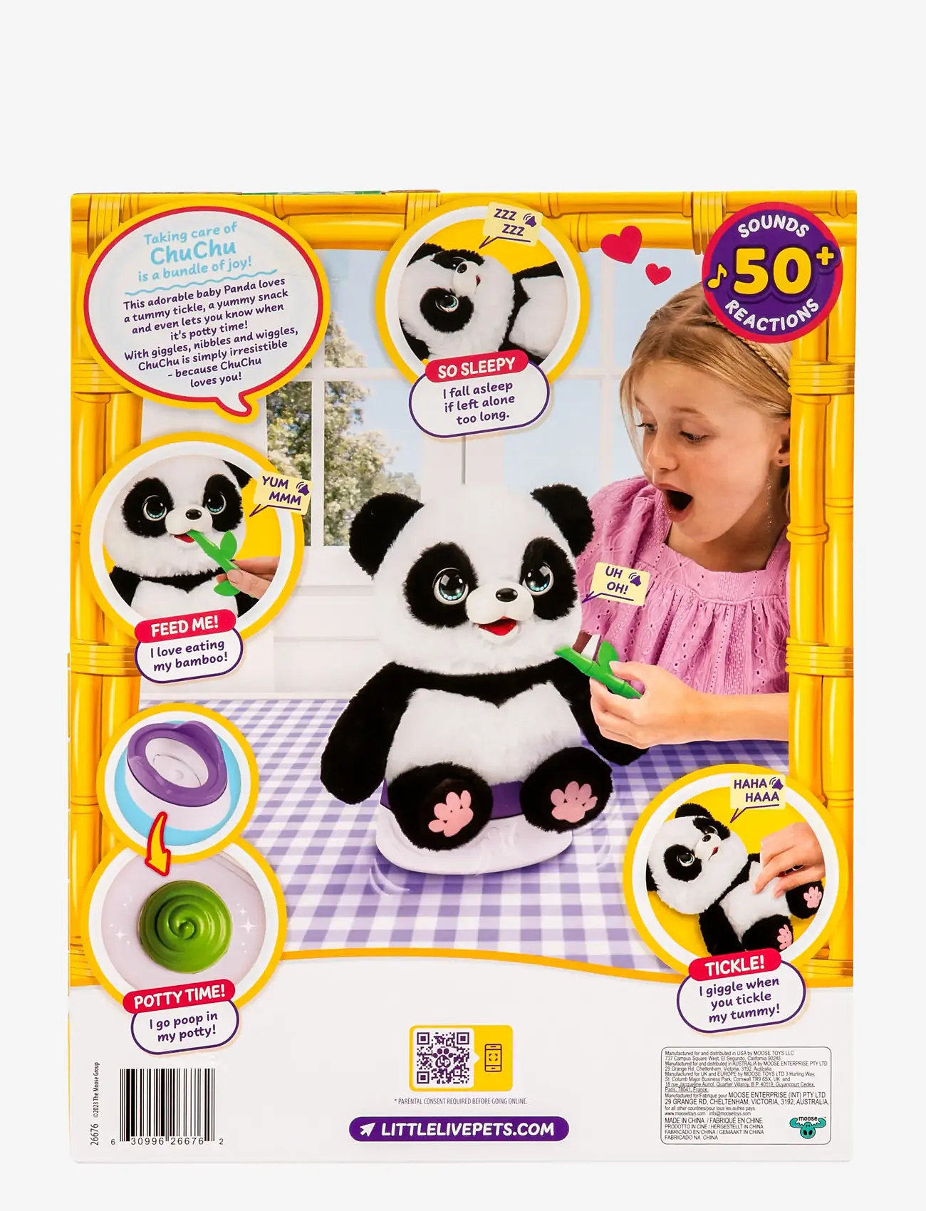 Little Live Pets - LITTLE LIVE PETS MY BABY PANDA - tøjdyr - multi colour - 2