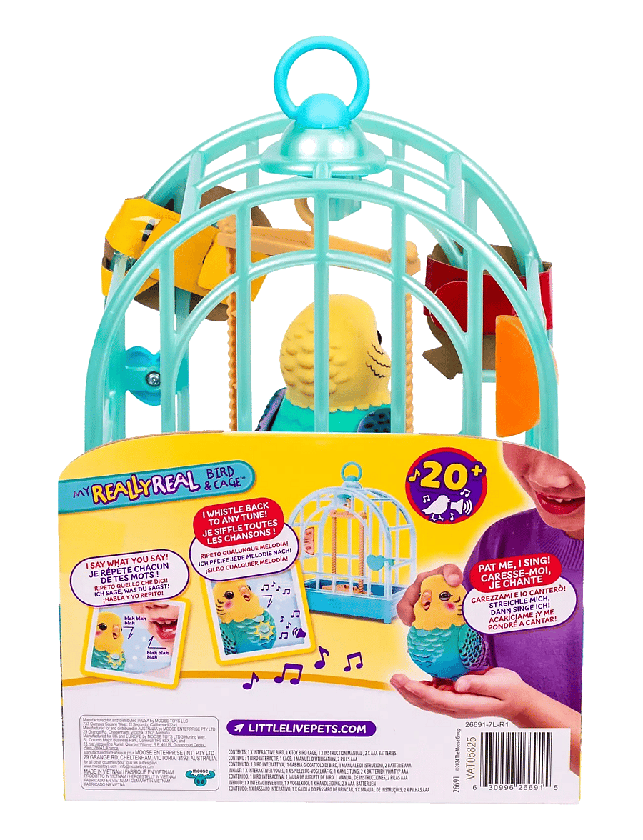 Little Live Pets - LITTLE LIVE PETS MY REALLY REAL BIRD & CAGE INDIE - interaktive dyr - multi colour - 2