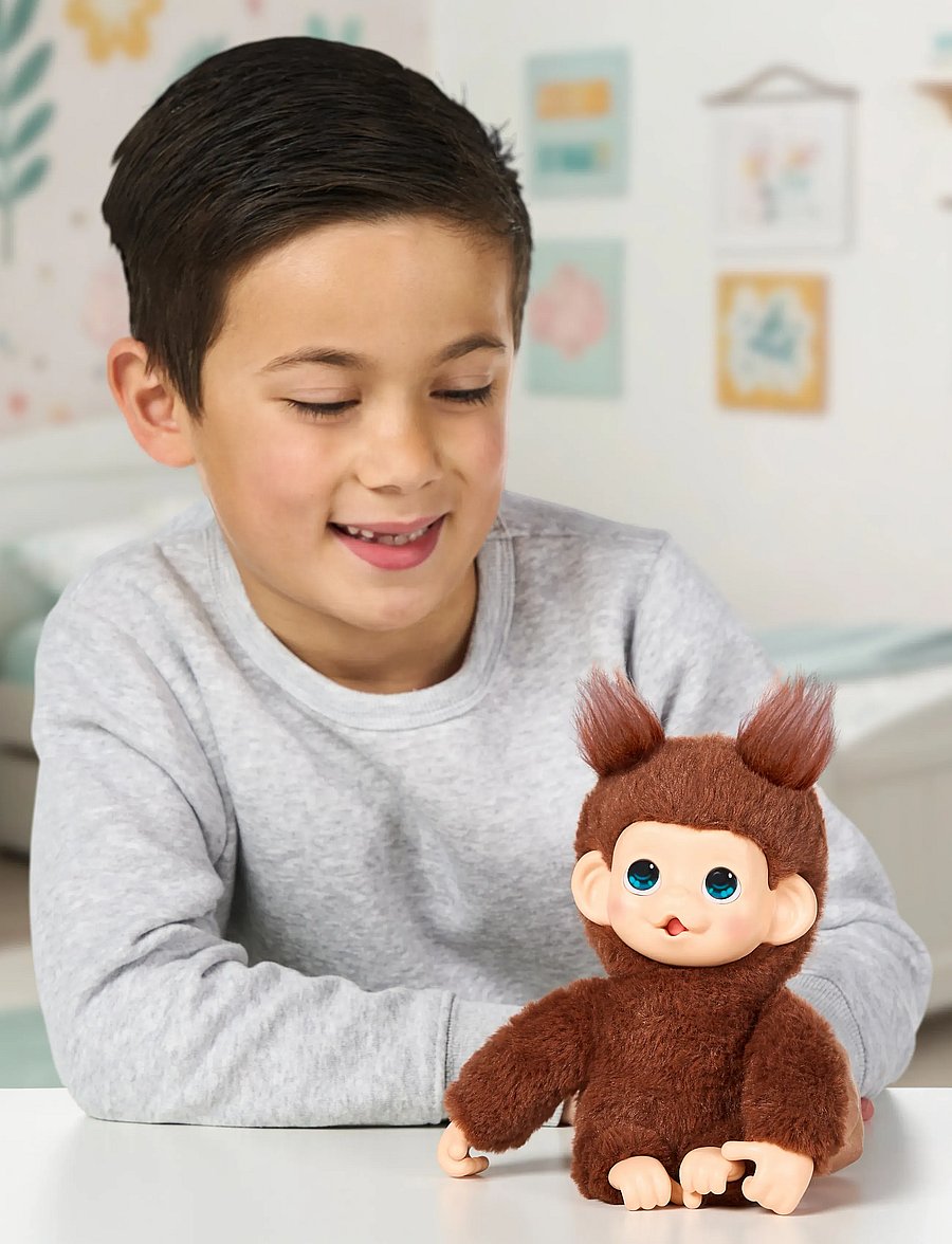 Little Live Pets - LITTLE LIVE PETS MY BABY MINI MONKEY BROWN CHERRI - interaktive dyr - multi colour - 0