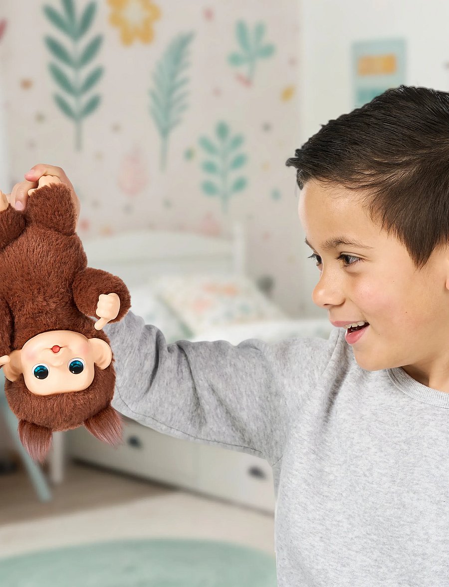 Little Live Pets - LITTLE LIVE PETS MY BABY MINI MONKEY BROWN CHERRI - interaktive dyr - multi colour - 5